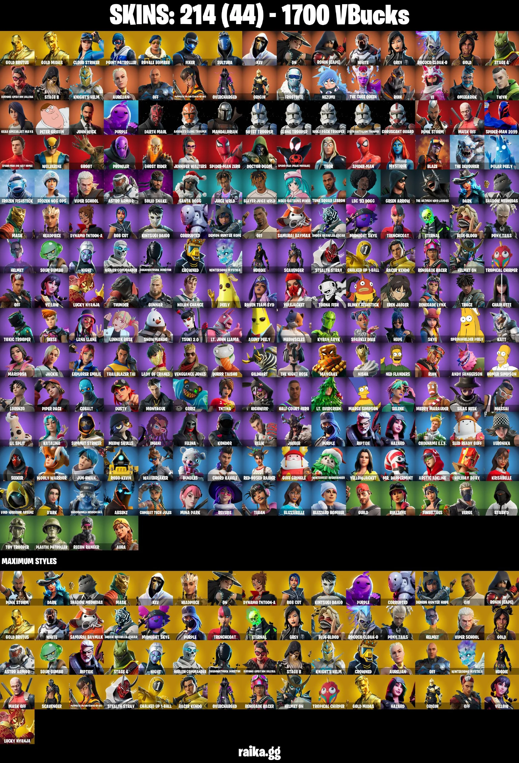 You Can Change Mail [PC/XBOX 214 skins | Leviathan Axe | Merry Mint Axe | Aura | Spider-Man (Miles Morales) | Peely | Mystique — image 2