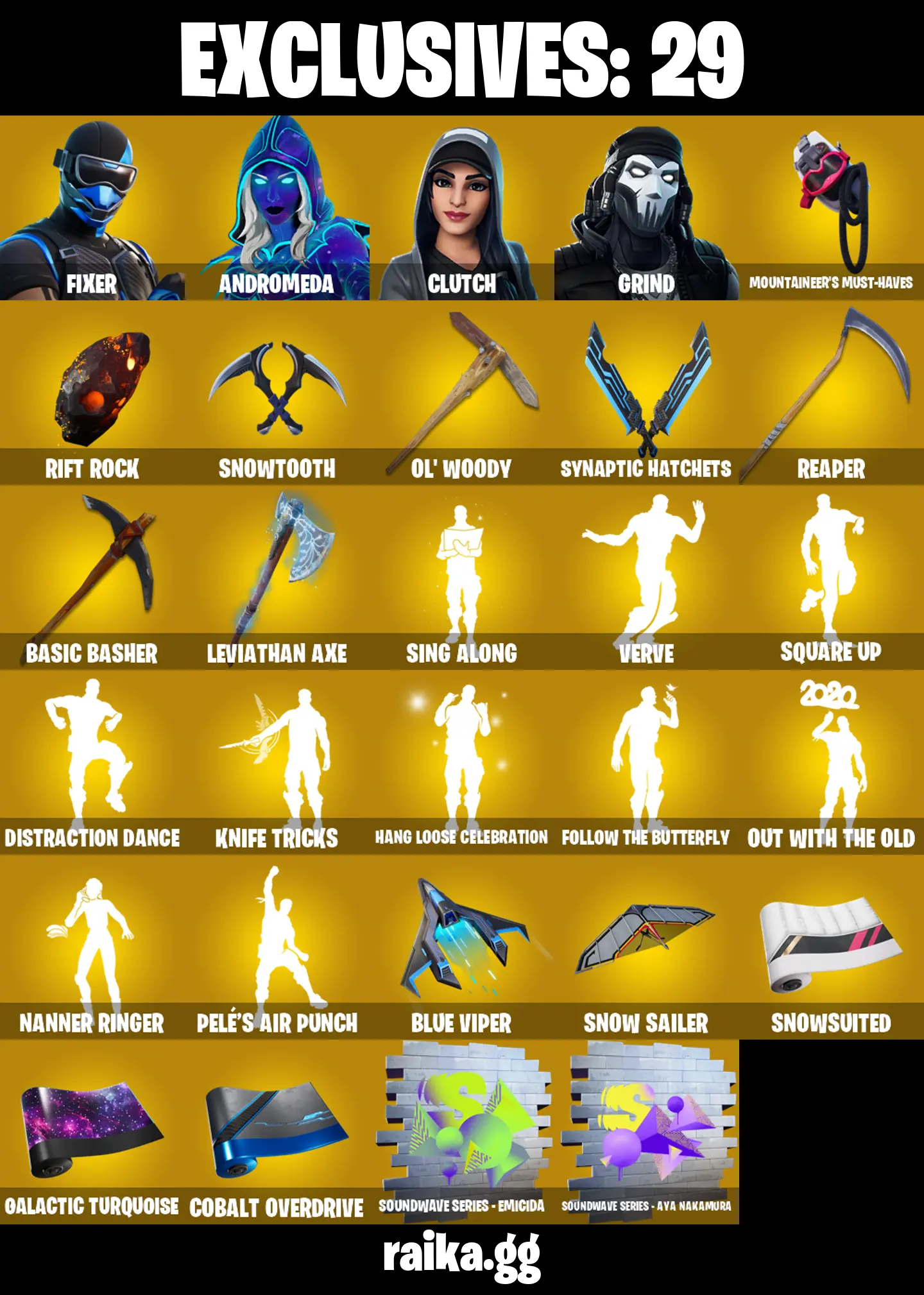 335 SKINS ✨ Fixer ✨ Andromeda ✨ Clutch ✨ Grind ✨ Valeria ✨ The Origin ✨ Malik ✨ Vertex ✨ Vi ✨ Spire Assassin ✨ The Cube Queen ✨ 50 V-Bucks (PC/XBOX) — image 2
