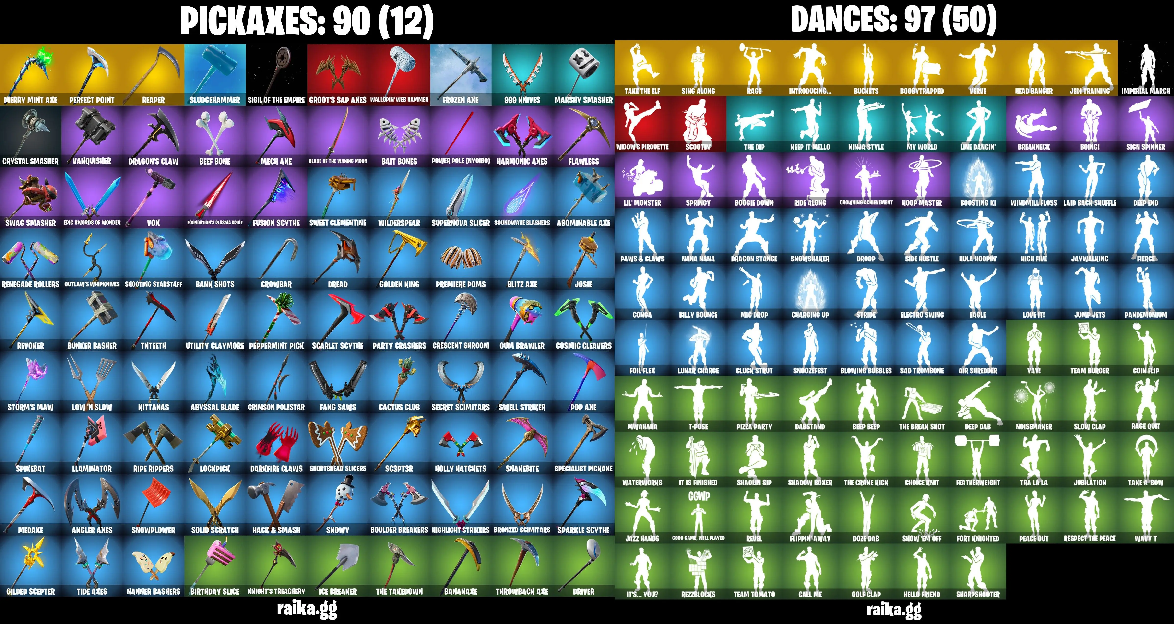 You Can Change MAil [PC/XBOX 107 skins | Travis Scott | Merry Mint Axe | Aura | Ghoul Trooper | Raven | Peely | Son Goku — image 3