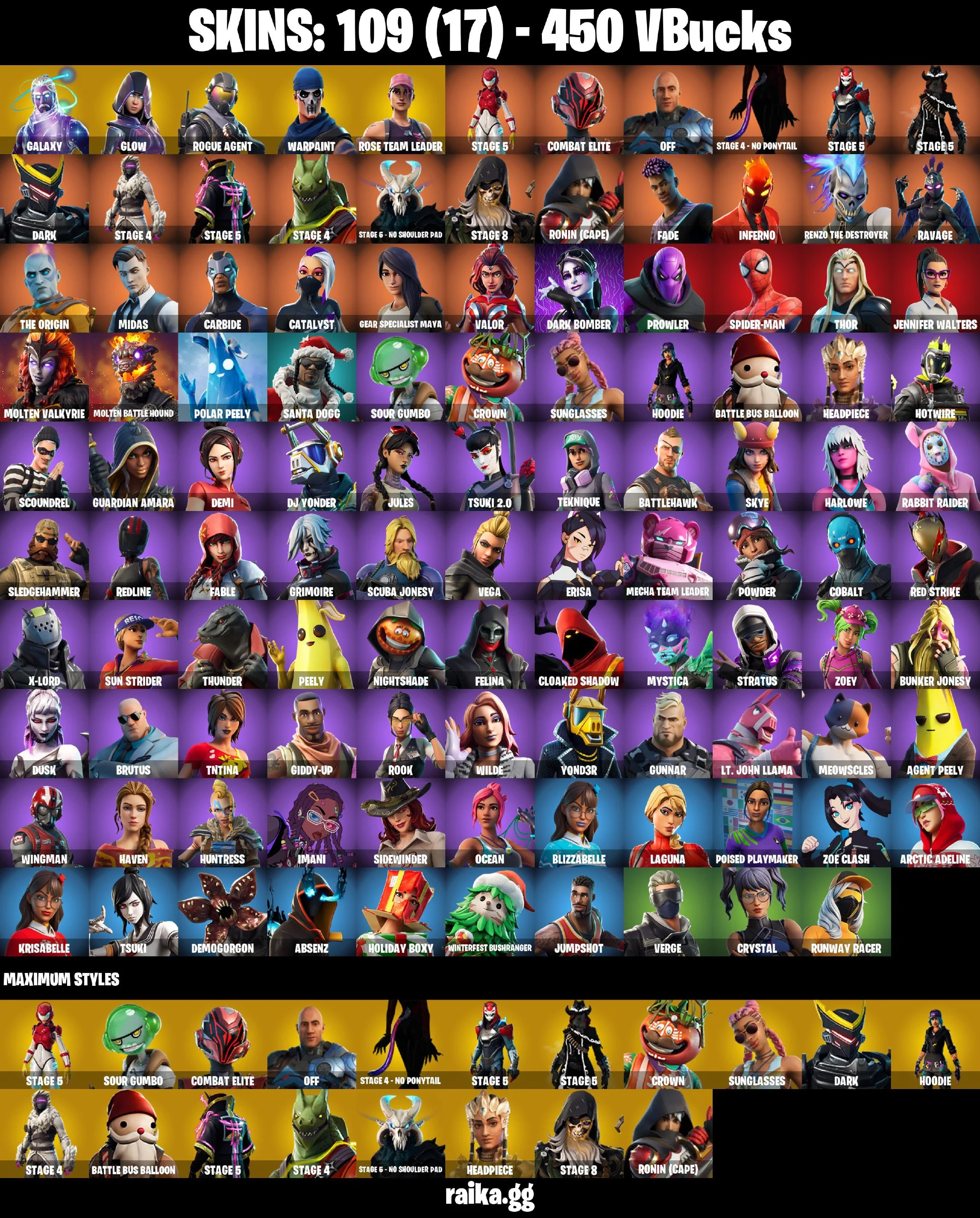 You Can CHange Mail [PC/PSN 109 skins | OG STW | Galaxy | Jules | Glow | Peely | Jabba Switchway | Star Wand | Laugh It Up — image 2