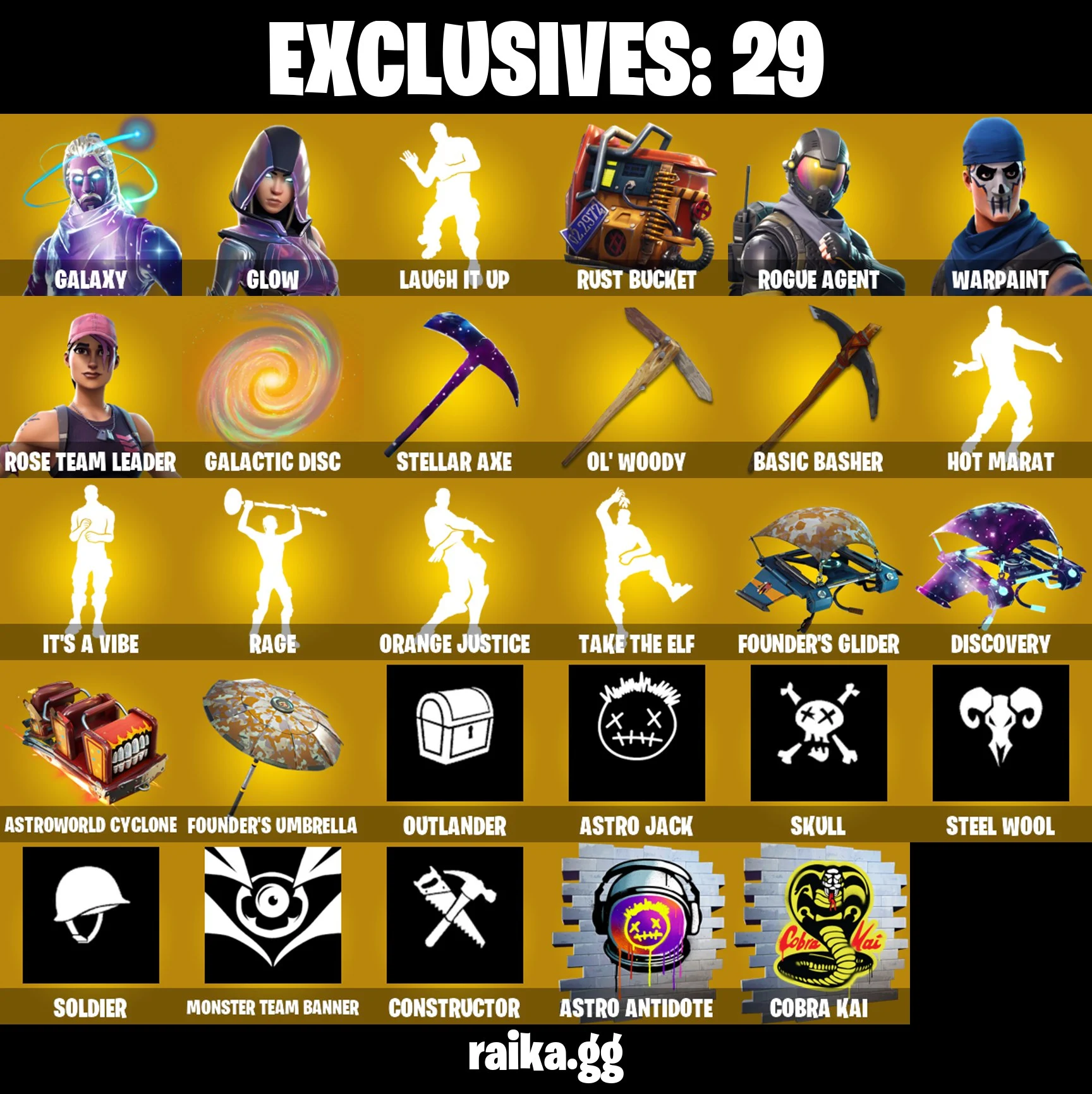You Can CHange Mail [PC/PSN 109 skins | OG STW | Galaxy | Jules | Glow | Peely | Jabba Switchway | Star Wand | Laugh It Up — image 6