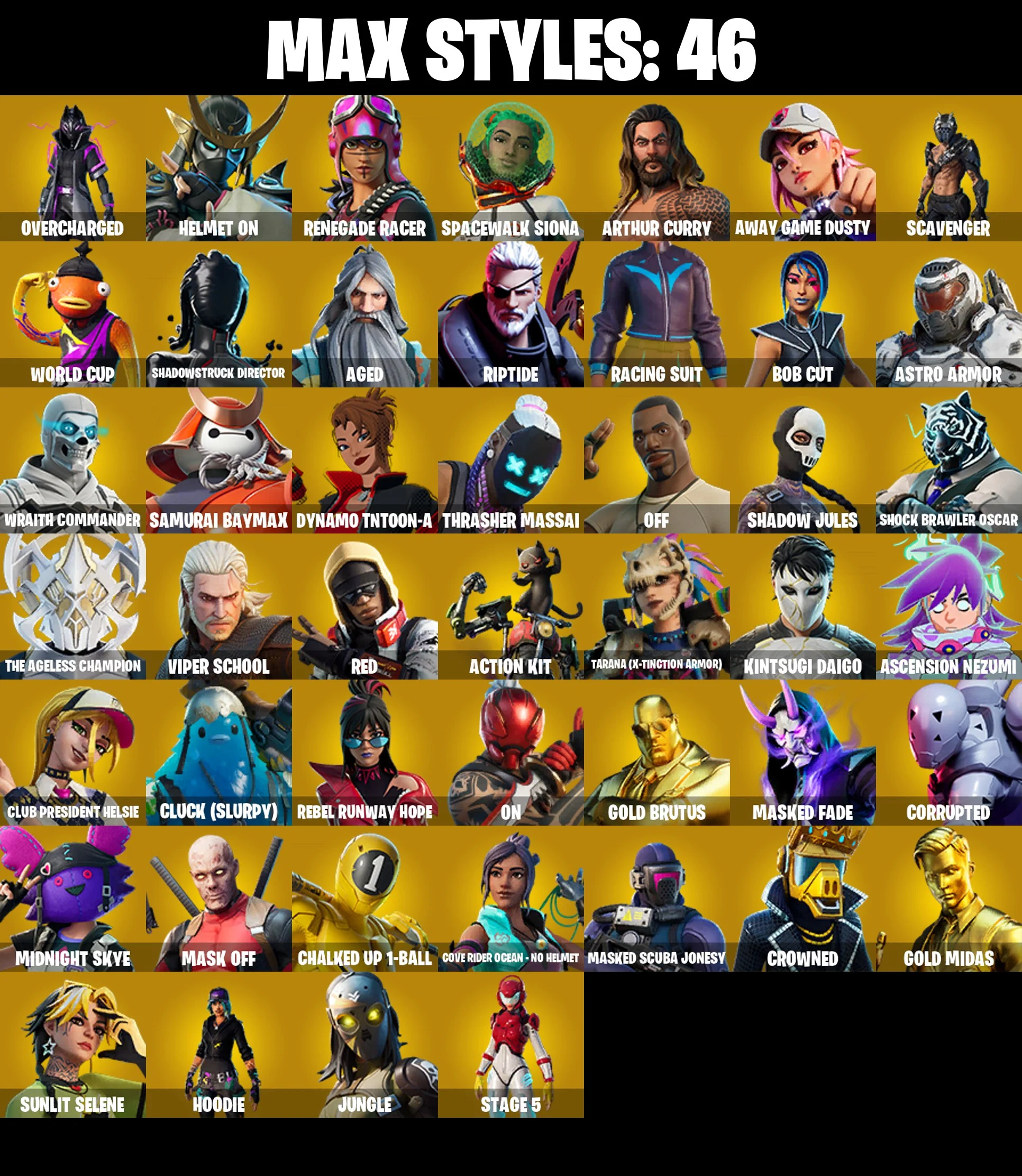 230 SKINS ✨ Renegade Raider ✨ IKONIK ✨ World Cup ✨ Gold Brutus ✨ Gold Midas ✨ Tart Tycoon ✨ Pitch Patroller ✨ Aura Analyzer ✨ 0 V-Bucks (PC/PSN/XBOX) — image 4