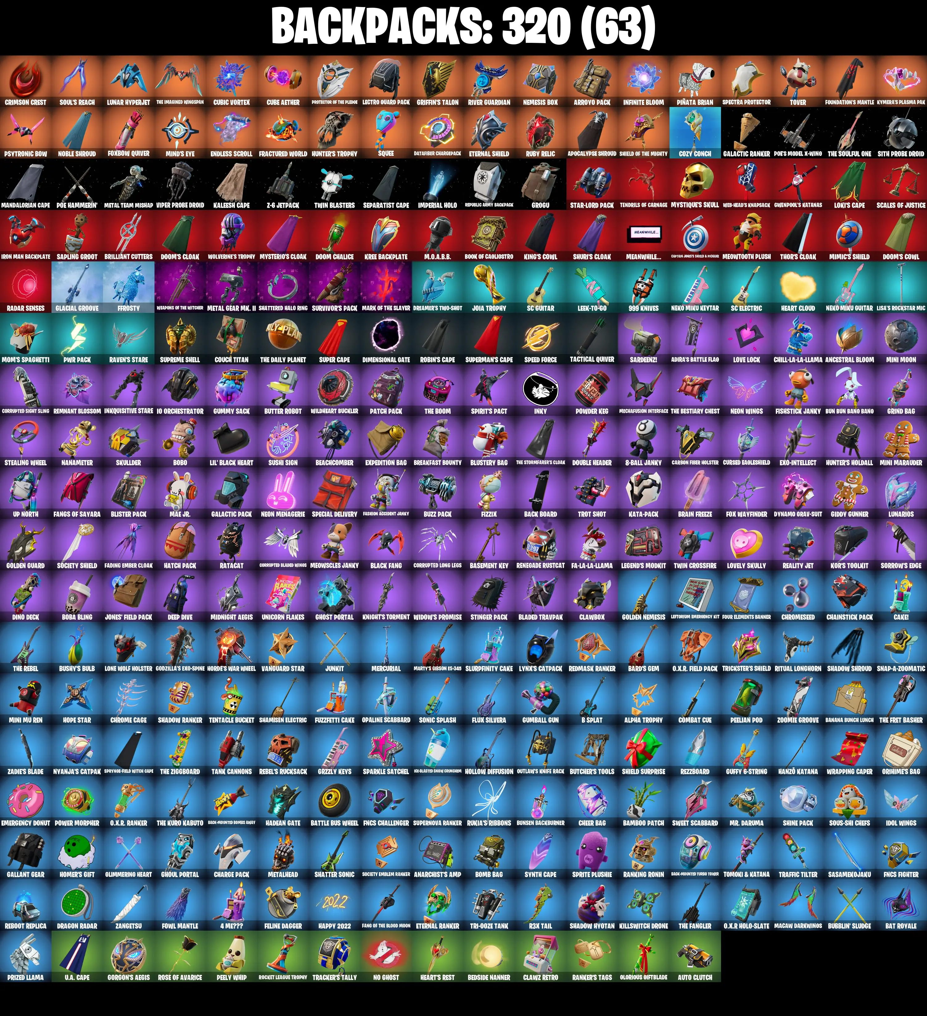 249 SKINS π Mizuki π Valeria π Snap π Spectra Knight π Menace π The Foundation π Paradigm (Reality-659) π 100 V-Bucks (PC/PSN/XBOX) PARENTAL CONTROL β image 4