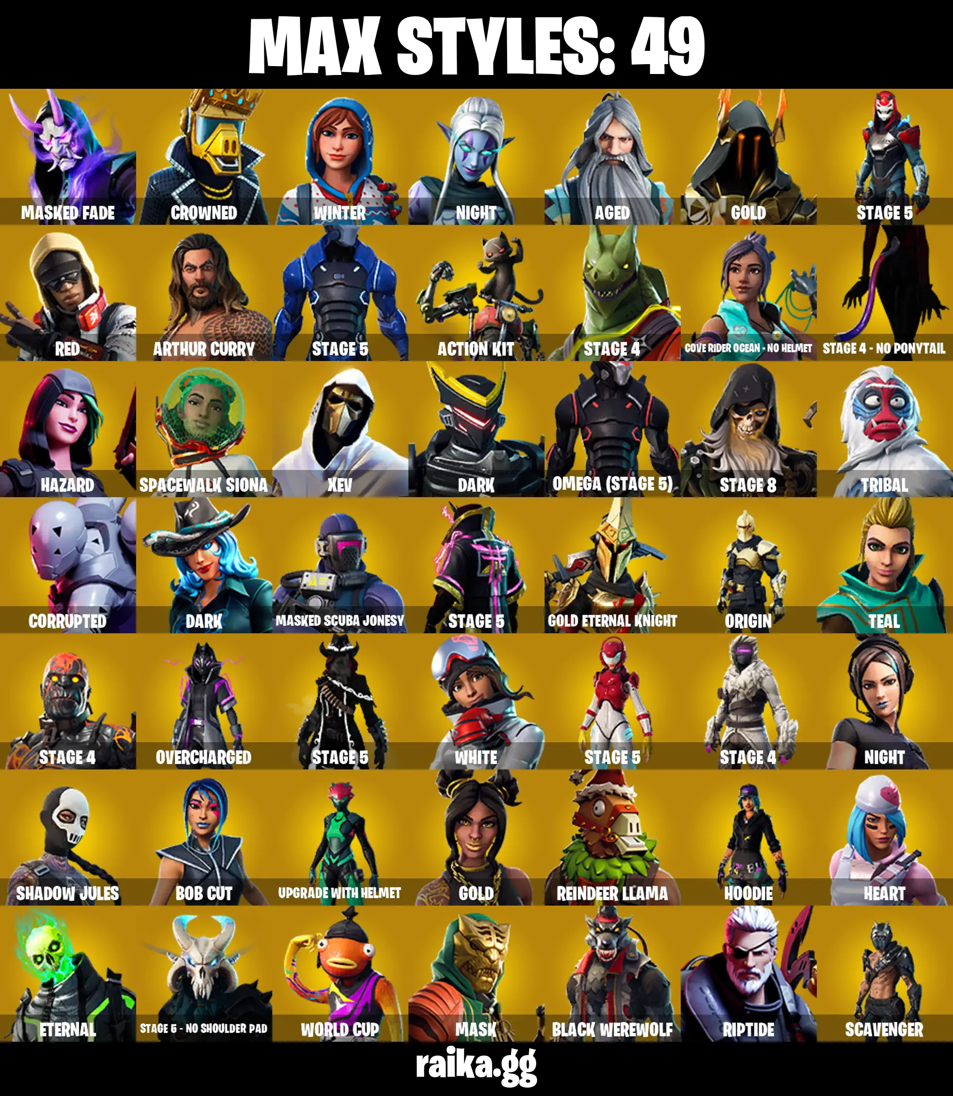 183 SKINS ✨ Travis Scott ✨ Blue Team Leader ✨ Omega (stage 5) ✨ WORLD CUP ✨ Point Patroller ✨ Blue Striker ✨ World Warrior ✨ 300 V-Bucks (PC/XBOX) — image 4