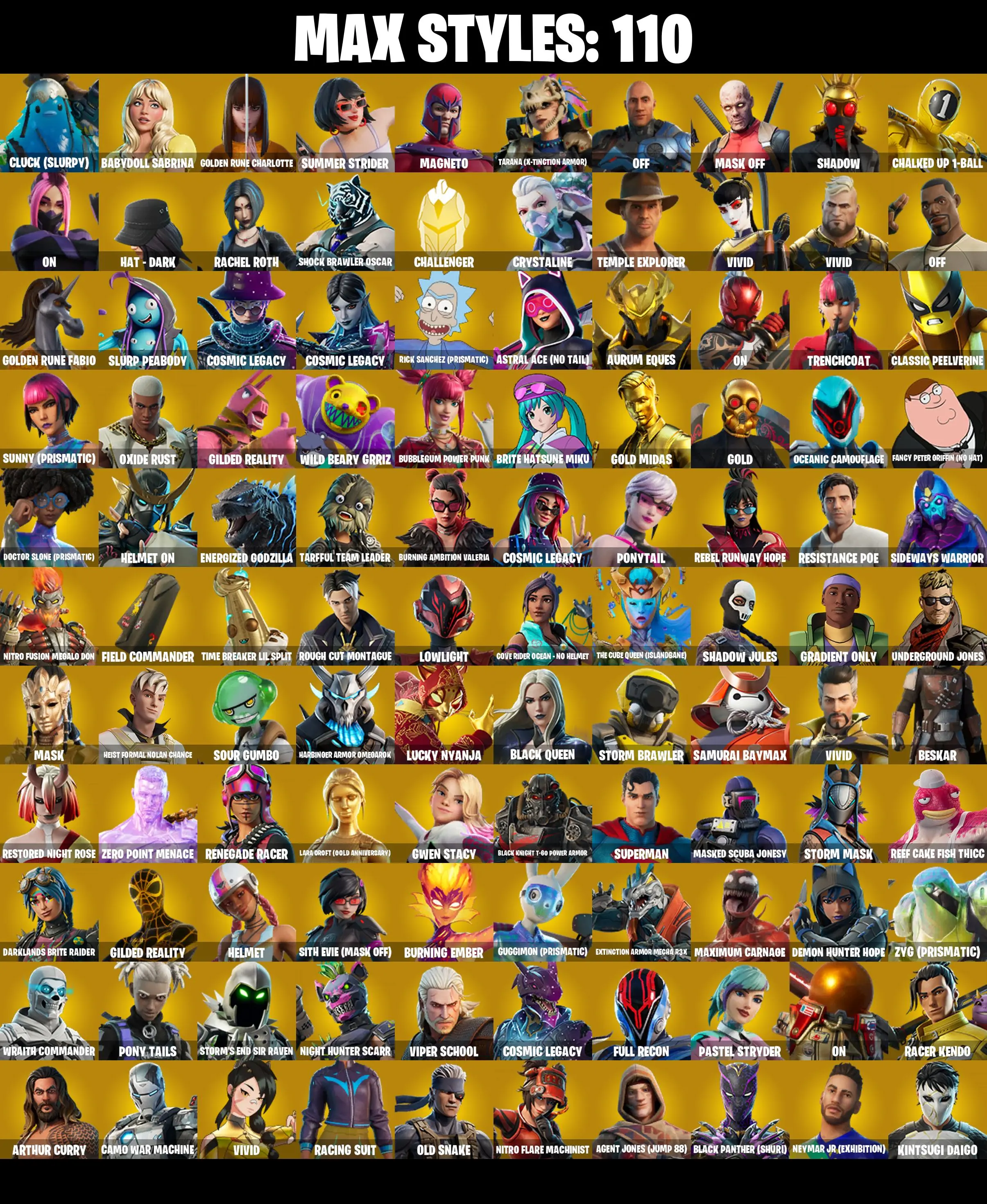 292 SKINS ✨ Master Chief ✨ Gold Midas ✨ Snap ✨ Twyn ✨ Gear Specialist Maya ✨ Kado Thorne ✨ Alli ✨ Ronin ✨ Malik ✨ 800 V-Bucks (PC/PSN/XBOX) PARENTAL CONTROL — image 4