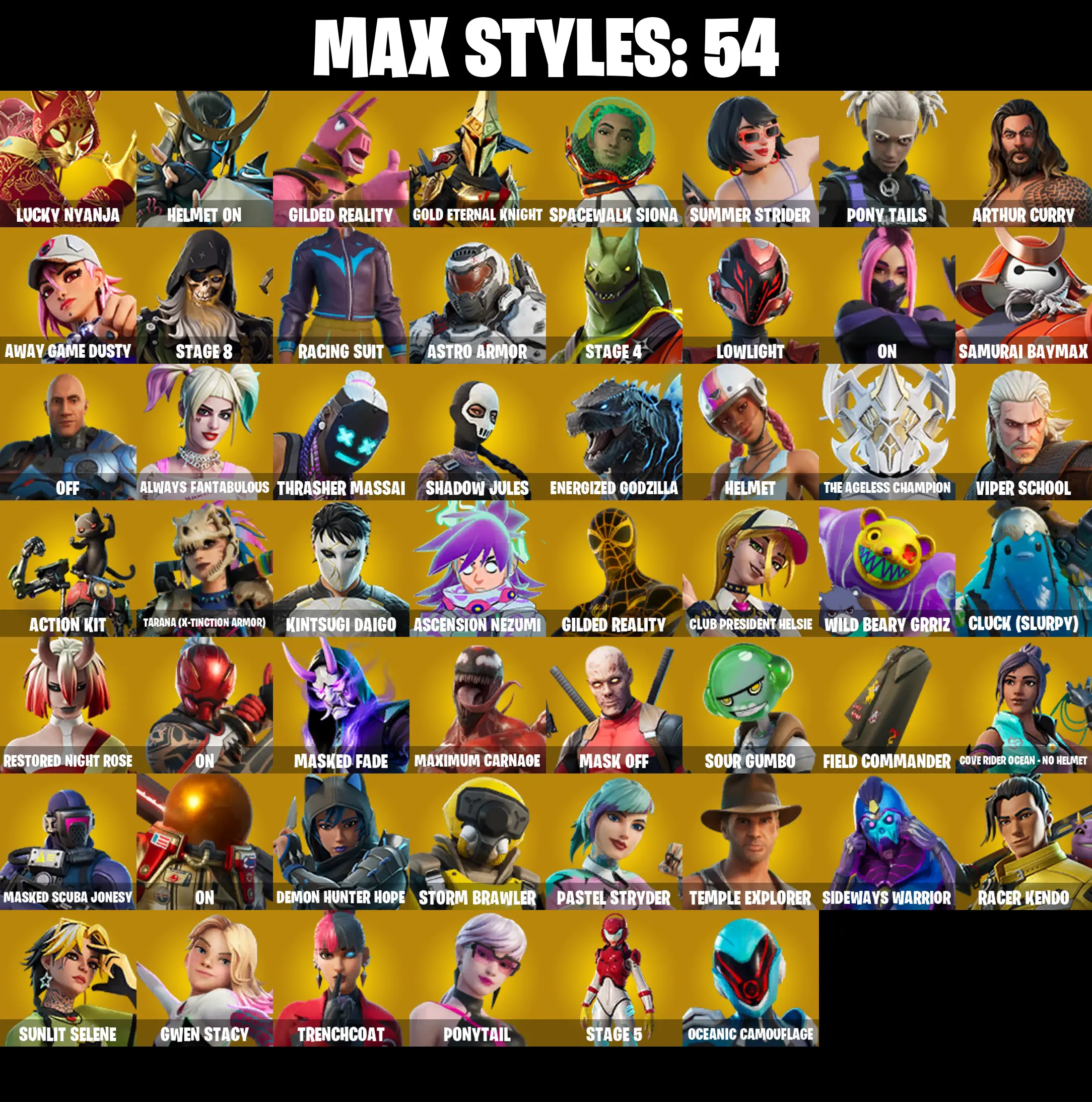 163 SKINS ✨ Travis Scott ✨ Keri Commander ✨ Recon Champion ✨ Naruto Uzumaki ✨ The Foundation ✨ The Ageless ✨ Nezumi ✨ 300 V-Bucks (PC/PSN/XBOX) PARENTAL CONTROL — image 4
