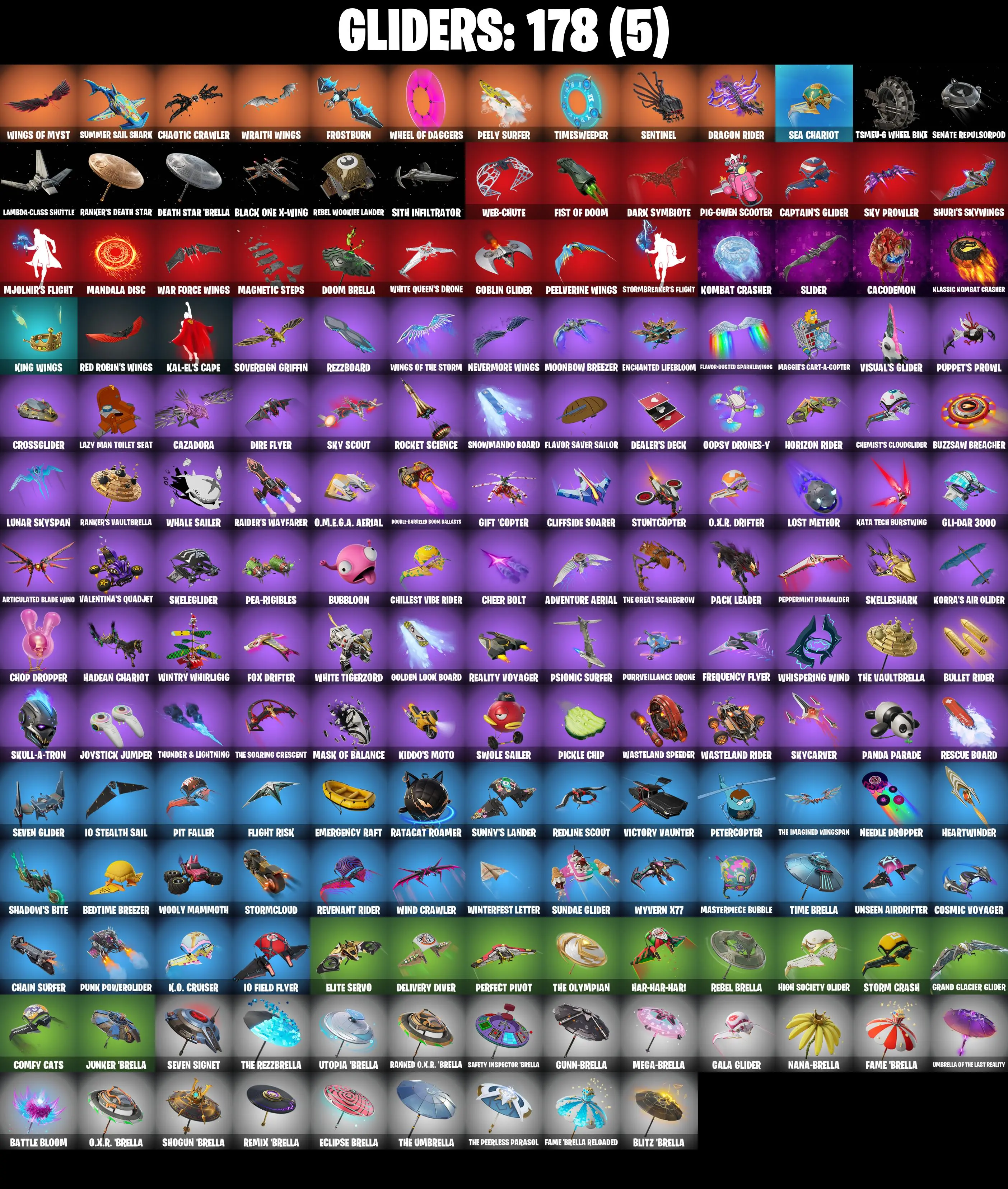 (PC/PSN/XBOX) 301 SKINS ✨ Renegade Raider ✨ Arcane Jinx ✨ Hangtime ✨ NBA 75 Slam ✨ Fashion Banshee ✨ Heron Stance Hero ✨ Naruto Uzumaki ✨ 100 V-Buck — image 7
