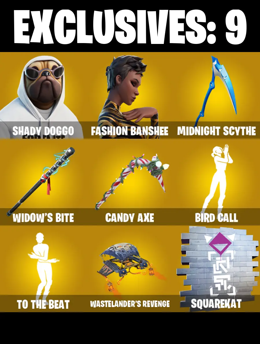 227 SKINS π Shady Doggo π Fashion Banshee π John Wick π Zeus π Hades π Peter Griffin π Polarity π Joltara π Oro π 550 V-Buck (PC/PSN/XBOX) PARENTAL CONTROL β image 1