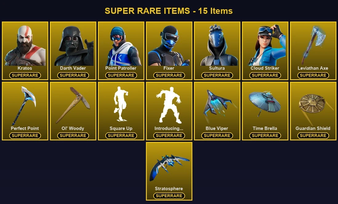 ๐ฎ 113 Skins ๐ 800 V-Bucks โก Lvl 1725 | Kratos | Darth Vader | Point Patroller ๐ 141 Wins โ image 1