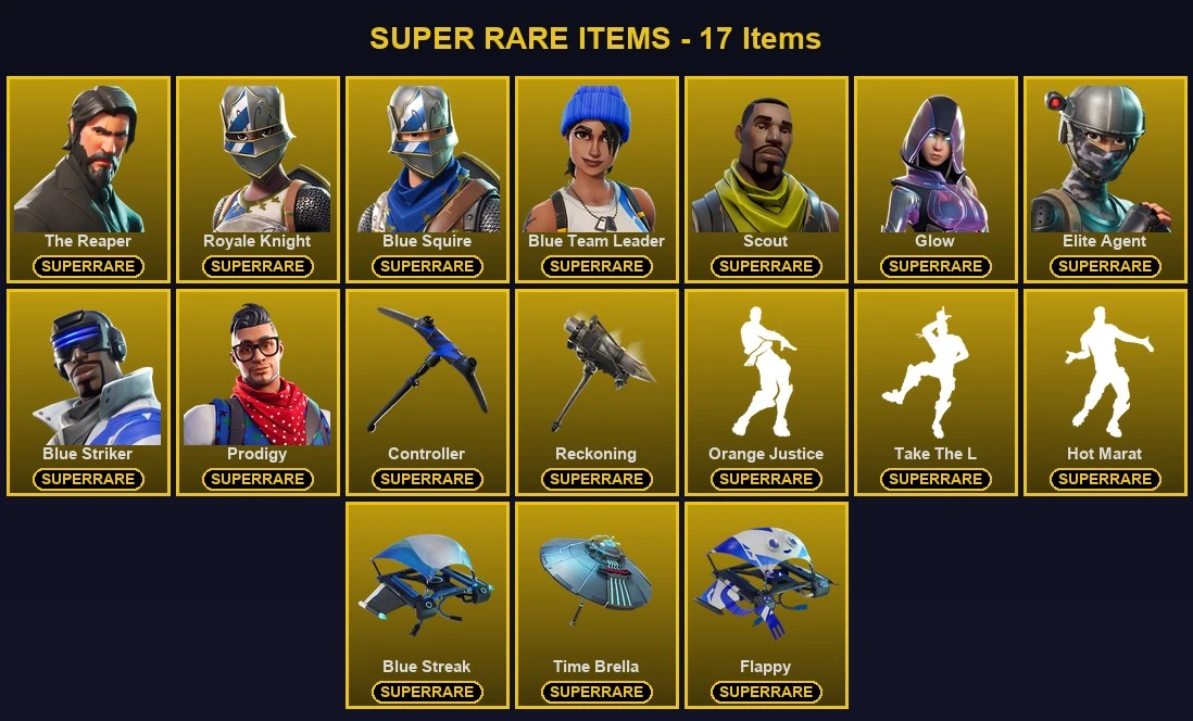 ๐ฎ 116 Skins ๐ 750 V-Bucks โก Lvl 1210 | The Reaper | Royale Knight | Blue Squire ๐ 116 Wins โ image 1