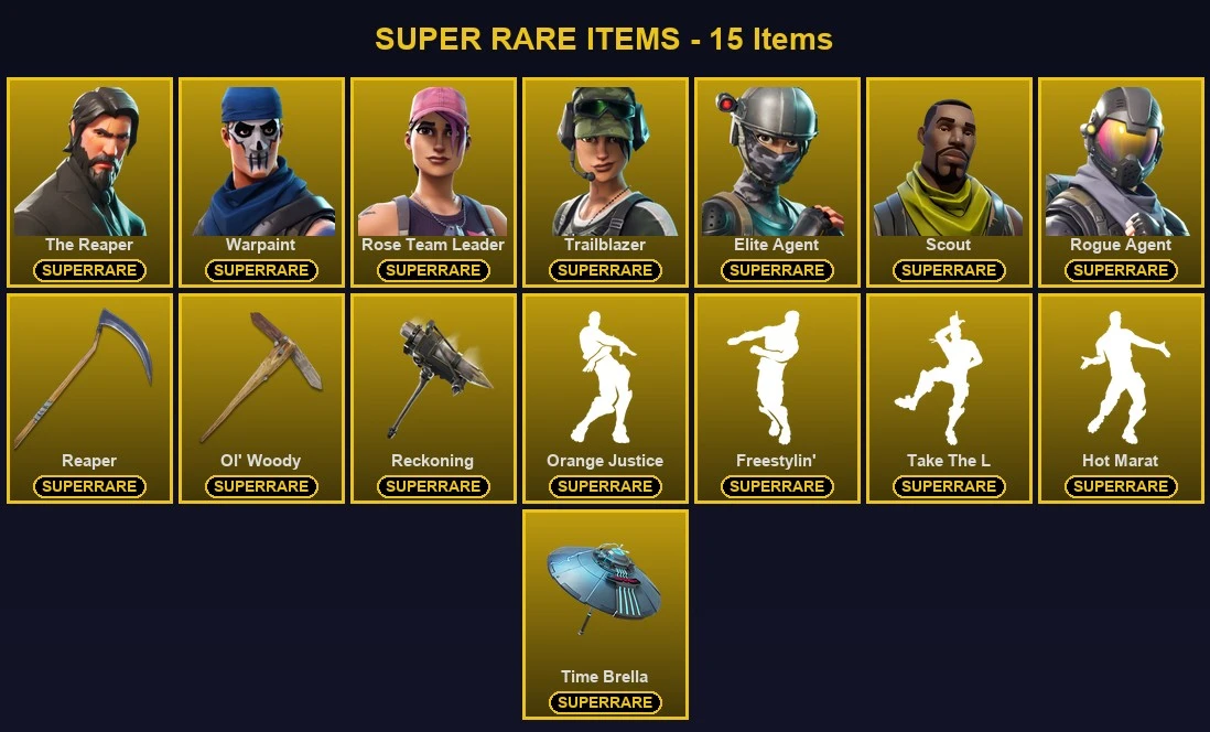 ๐ฎ 117 Skins ๐ 1700 V-Bucks โก Lvl 606 | The Reaper | Warpaint | Rose Team Leader ๐ 76 Wins โ image 1