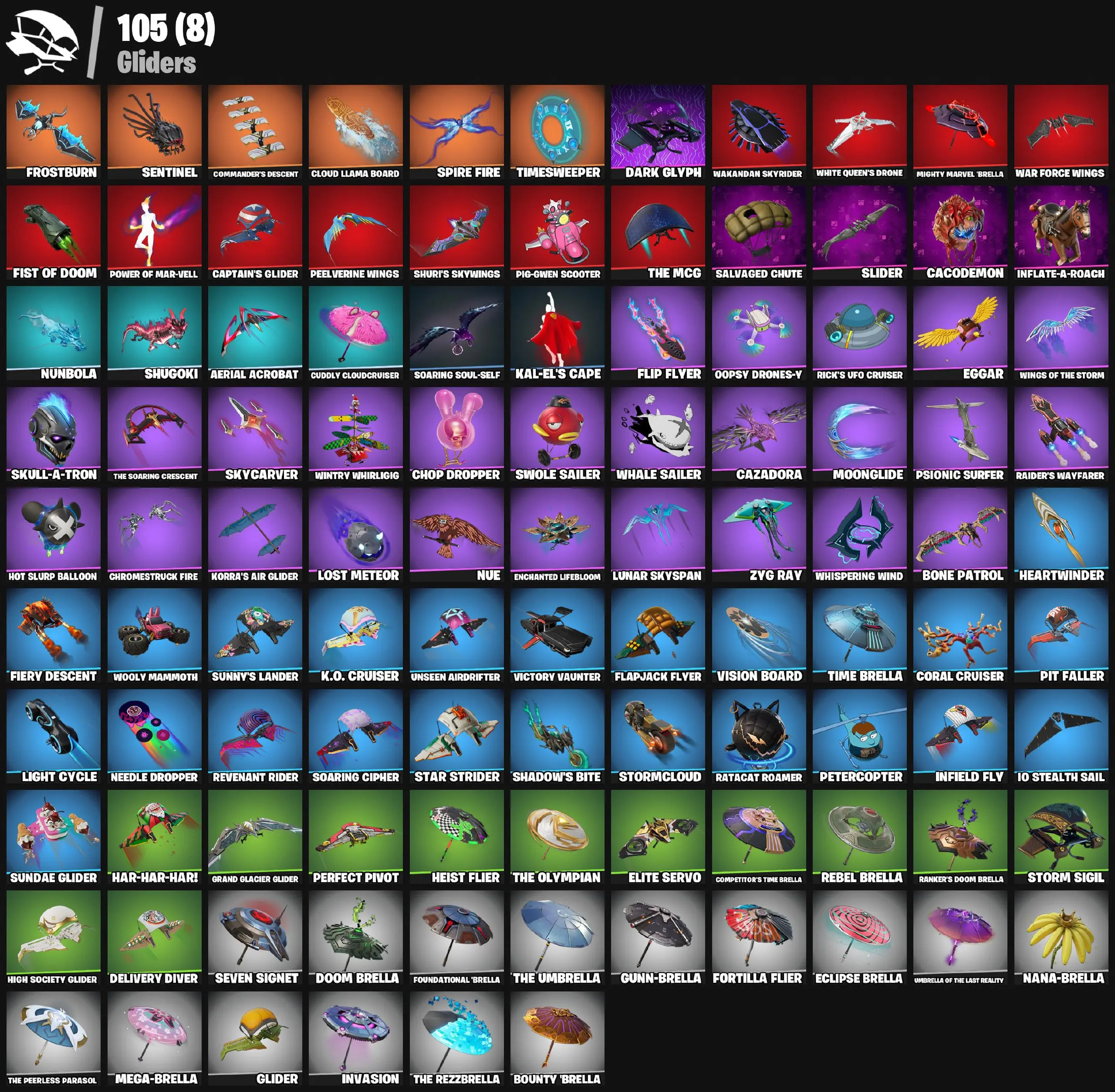 【119 SKINS】 (PC/XBOX) NEYMAR JR | RED KNIGHT | GALAXY SCOUT | INFERNO | DARK BOMBER | BATTLE HOUND | BIRDIE | AURA | FOCUS — image 5