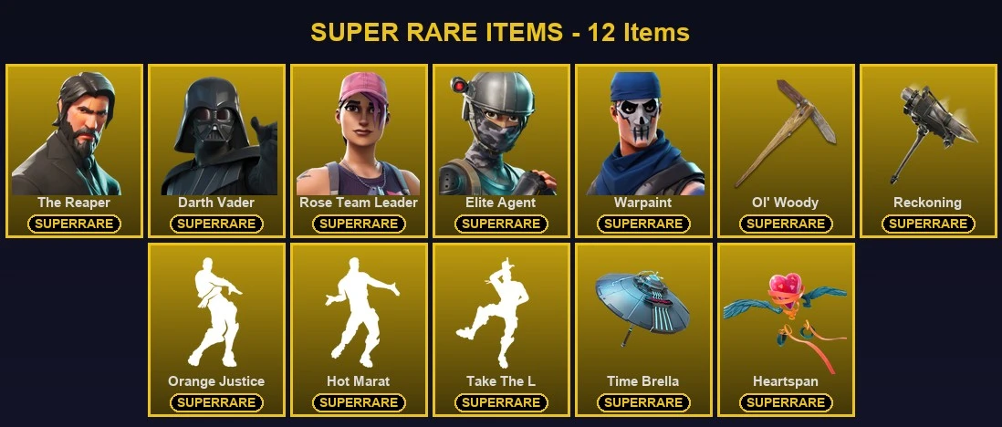 ๐ฎ 119 Skins ๐ 300 V-Bucks โก Lvl 2314 | The Reaper | Darth Vader | Rose Team Leader ๐ 242 Wins โ image 1