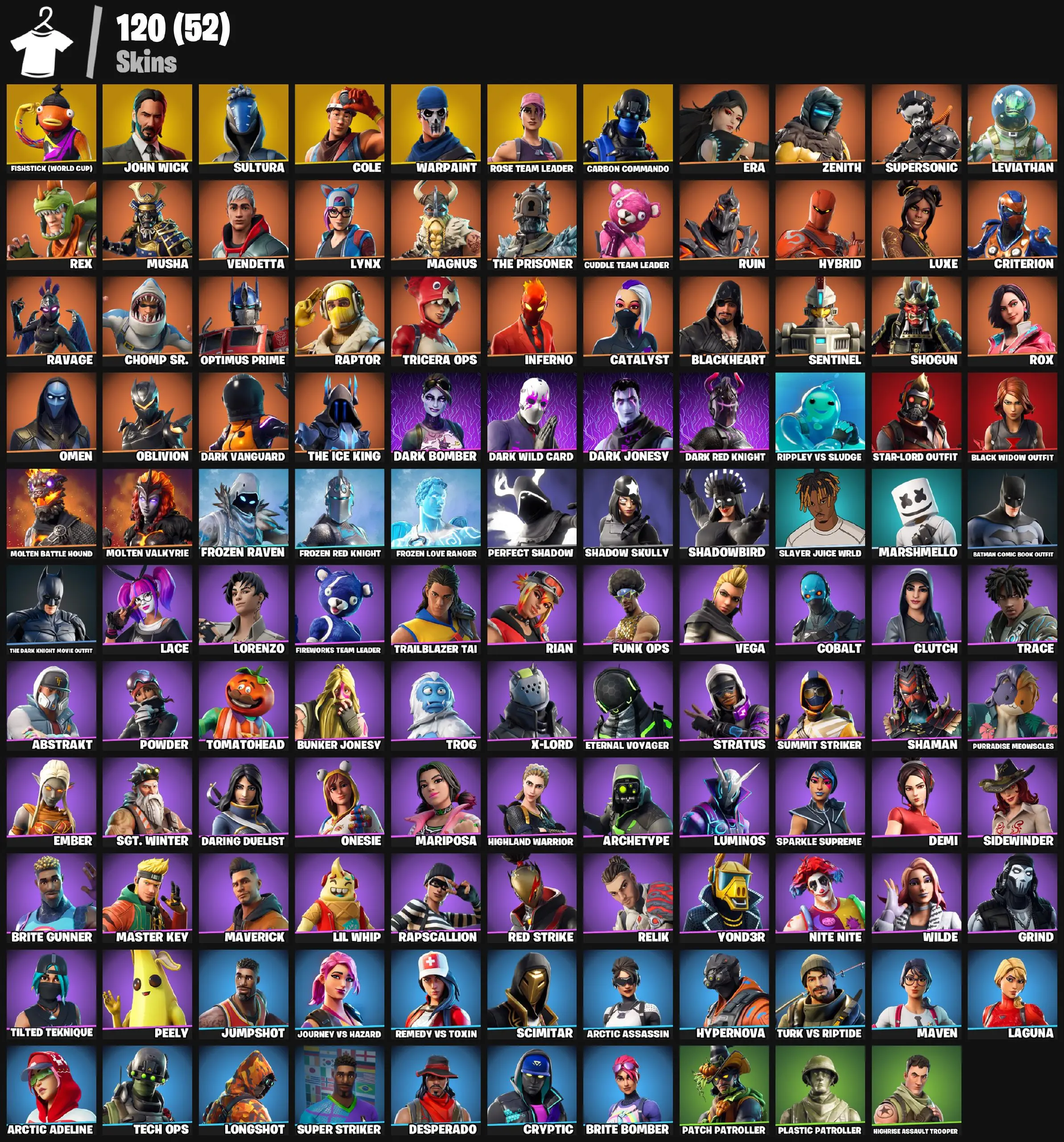 【120 SKINS】 (PC/XBOX) OG STW | RAPTOR | JOHN WICK | BRITE BOMBER | CUDDLE TEAM LEADER | OMEN | RAVAGE | DARK VANGUARD — image 6