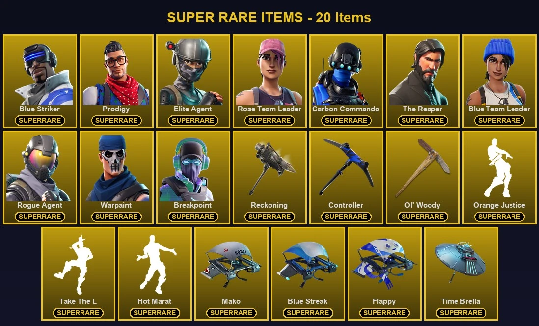 ๐ฎ 121 Skins ๐ 1150 V-Bucks โก Lvl 1490 | Blue Striker | Prodigy | Elite Agent ๐ 215 Wins โ image 1