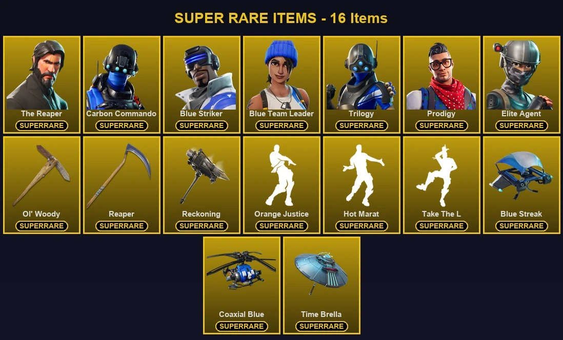 ๐ฎ 123 Skins ๐ 100 V-Bucks โก Lvl 2122 | The Reaper | Carbon Commando | Blue Striker ๐ 413 Wins โ image 1