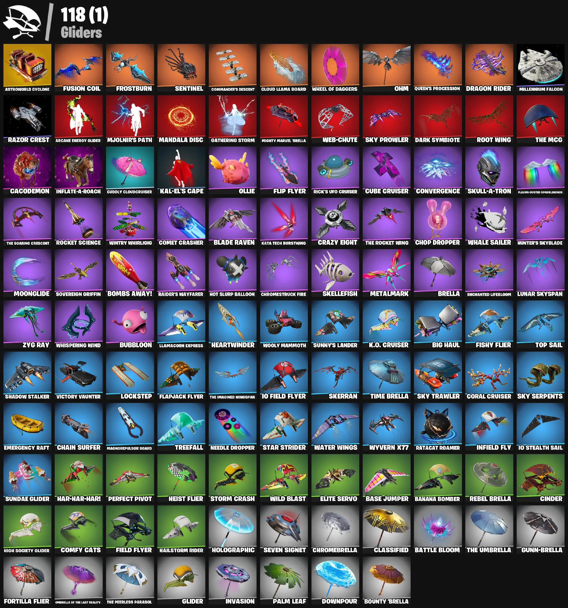 【127 SKINS】 (PC/PSN) LAGUNA | AURA | FUSION | DEADPOOL | IRIS | BLAZE | RICK SANCHEZ | SPIDER-MAN | INDIANA JONES — image 4