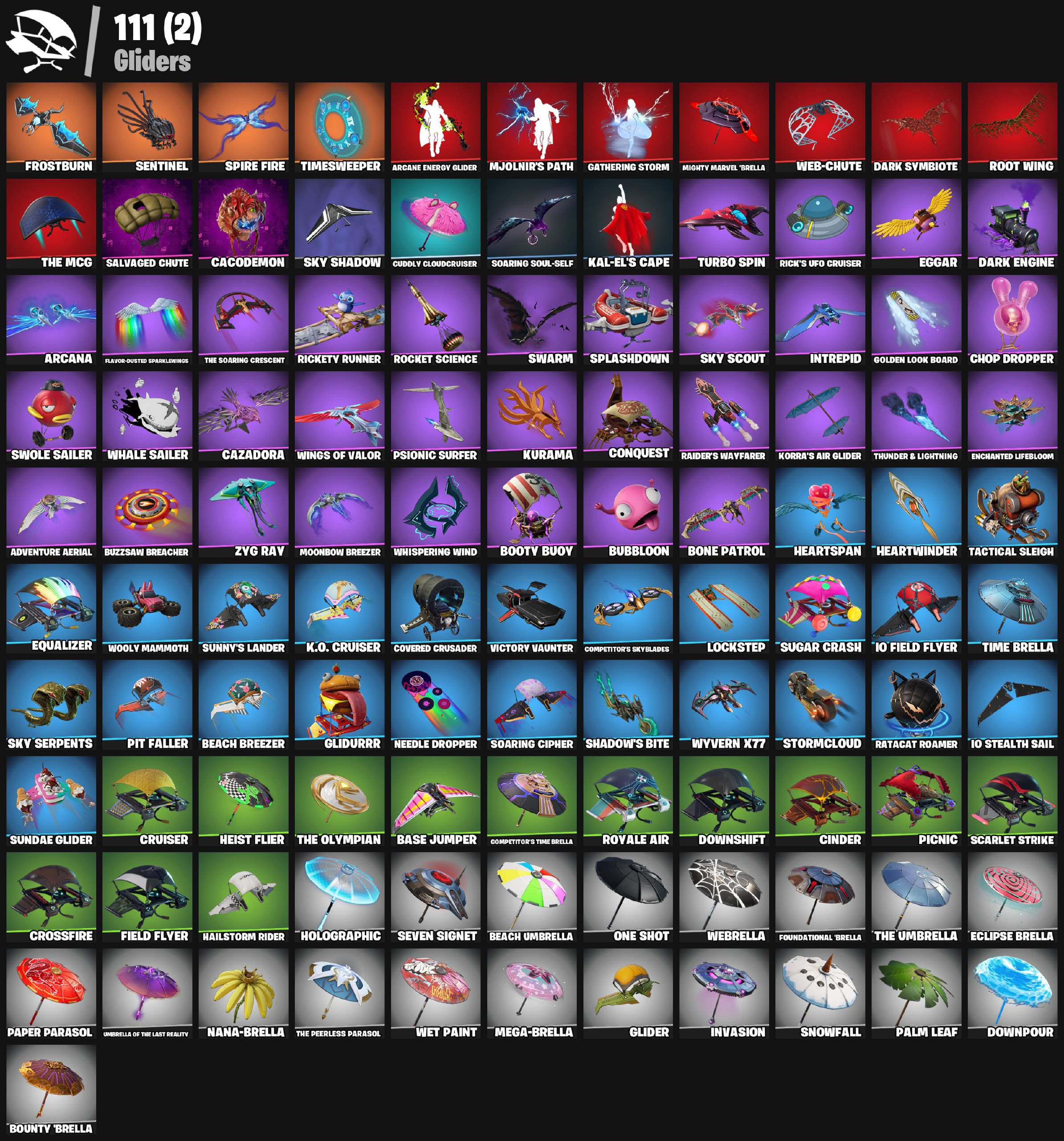 【128 SKINS】 (PC/PSN) ROGUE AGENT | CLOAKED SHADOW | WINGMAN | DRIFT | REDLINE | LAGUNA | ONESIE | RUIN | CRYPTIC | CARBIDE