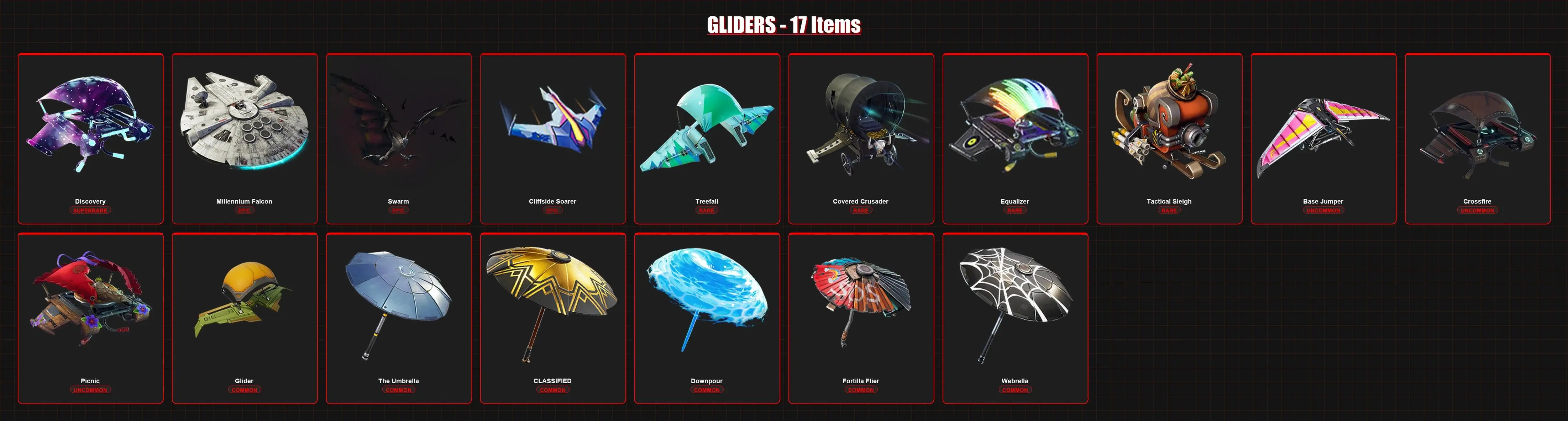 13 Skins | Galaxy | Lynx | Zenith | Calamity | The Ace | Dusk | Lt. Evergreen | Giddy-up | Skull Trooper | Fable | Lvl 309 — image 4