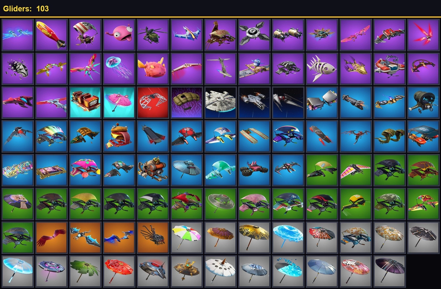 131 SKINS |PC/PSN/XBOX| THE REAPER | ELITE AGENT | GOLD MIDAS | ROGUE AGENT | HERON STANCE HERO | ROX | SENTINEL | DARK VOYAGER | FUSION | DRIFT | 200 VB — image 5