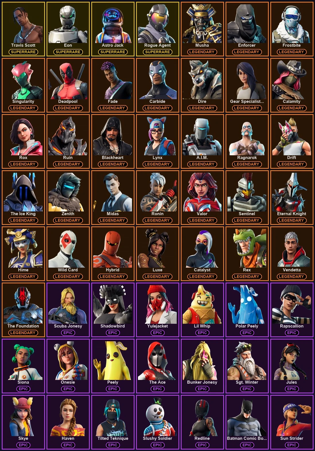 ๐ฎ 134 Skins โก Lvl 1379 | Travis Scott | Eon | Astro Jack ๐ 263 Wins โ image 2