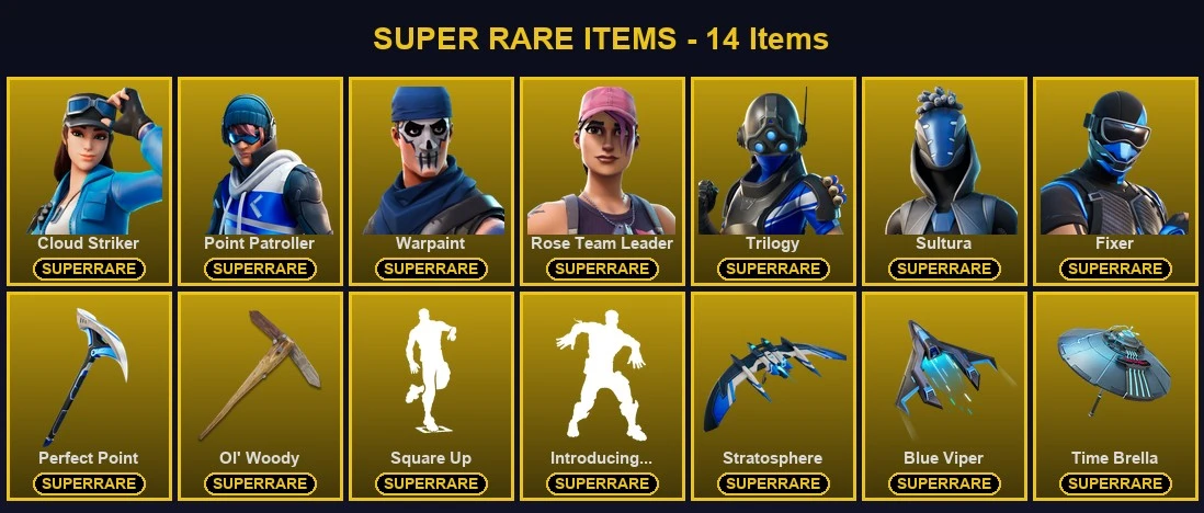 ๐ฎ 137 Skins ๐ 955 V-Bucks โก Lvl 1831 | Cloud Striker | Point Patroller | Warpaint ๐ 172 Wins โ image 1
