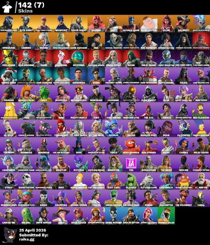 ⭐142 skins | OG STW | Huntmaster Saber | Take The L | Elite Agent | Rogue Agent ⭐ — image 2