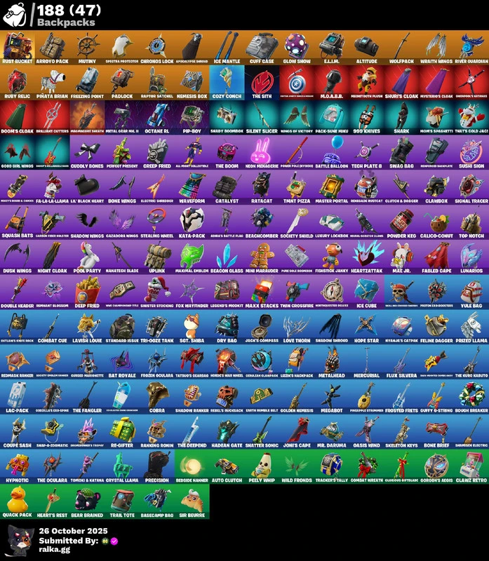 158 skins | Rogue Agent | Kado Thorne | Wild Card | Lynx | A.I.M. | Era | Hybrid | The Ice King | Omegarok | Blackheart | Calamity | 0 VB — image 2
