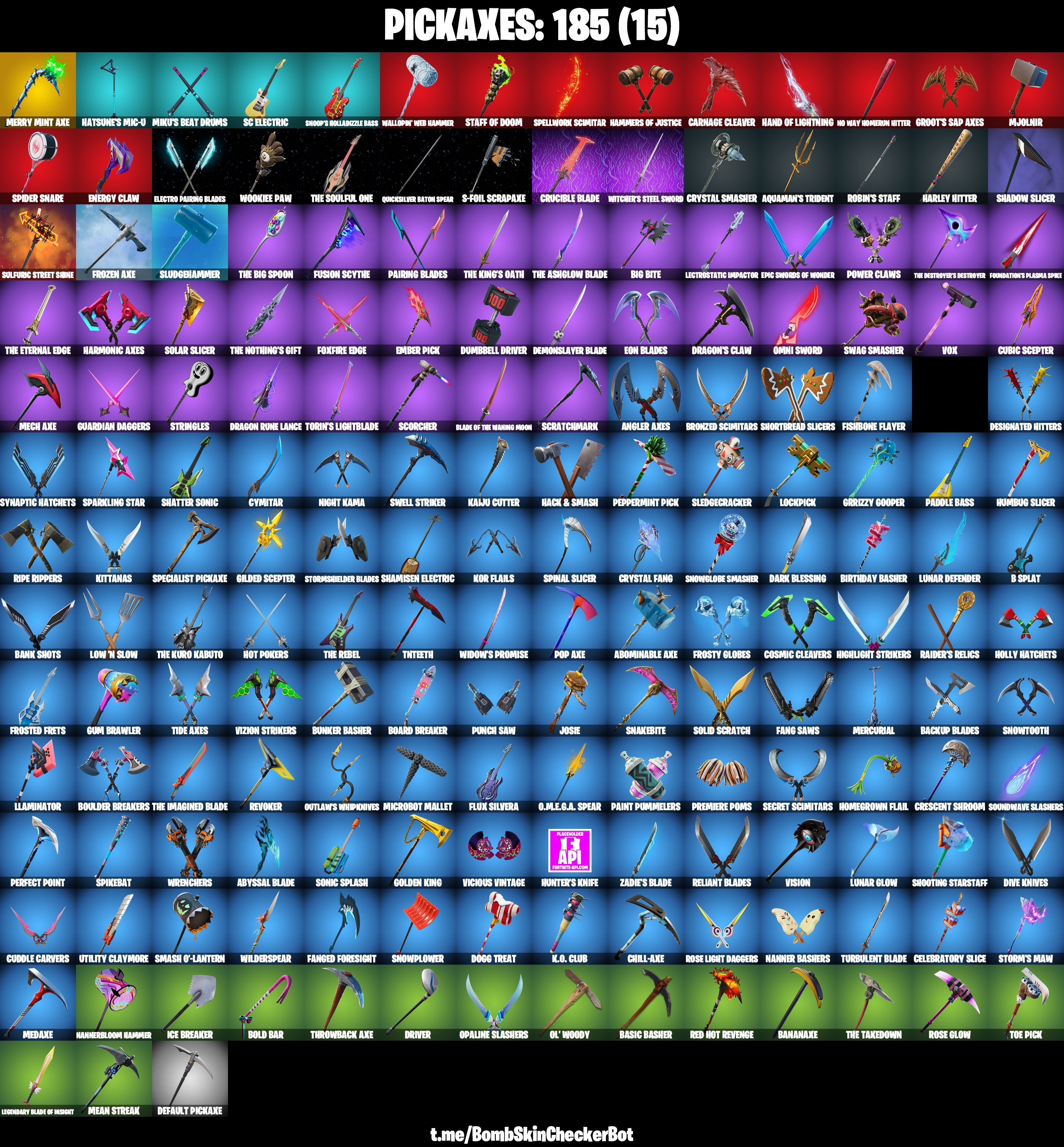 160 Skins|Merry Minty Axe,Arcane Jinx,Spidergwen Stacy,Hot Marat,OG STW,Rage,Neo Versa,Midas,Take The Elf,Harley Hitter,Aura,Erisa,Trilogy,Point Patro — image 2