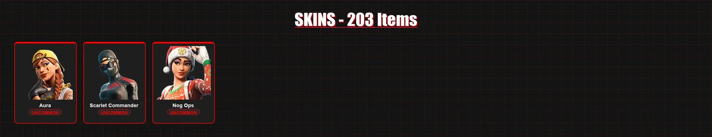 203 Skins | Victor Elite | Darth Vader | Kymera | Joey | The Origin | Mizuki | Peter Griffin | Paradigm (Reality-659) | Galaxy Scout | Menace | Lvl 2887 — image 5