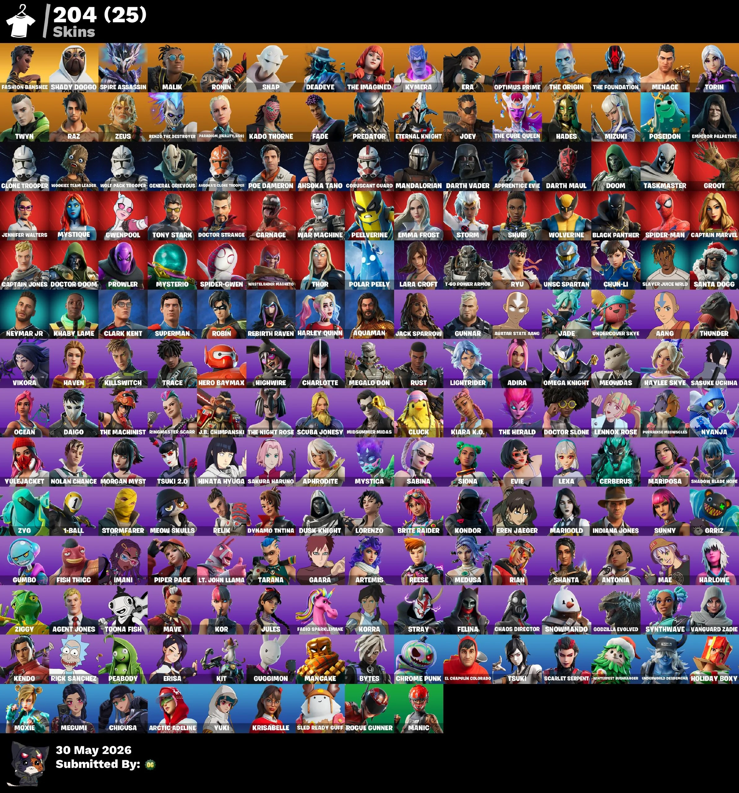 204 skins | Lara Croft #FA1616 — image 1