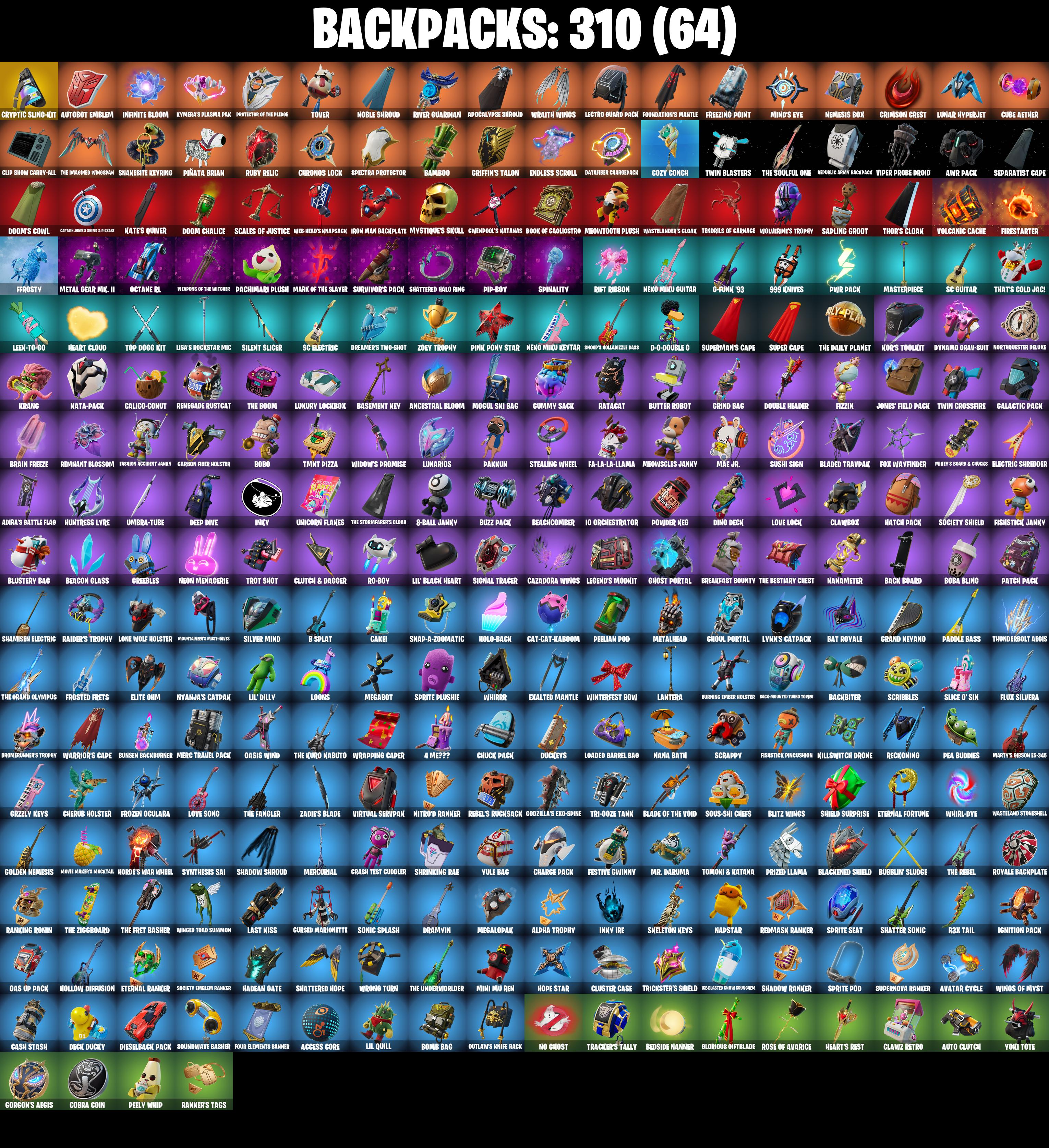 206 SKINS ✨ Fixer ✨ NBA 75 Swish ✨ Lina Scorch ✨ Subzero Cryptic ✨ Sultura ✨ Heron Stance Hero ✨ FNCS Renegade ✨ Vivi Chroma ✨ Torin ✨ 1300 VB (PC/PSN/XBOX) — image 4