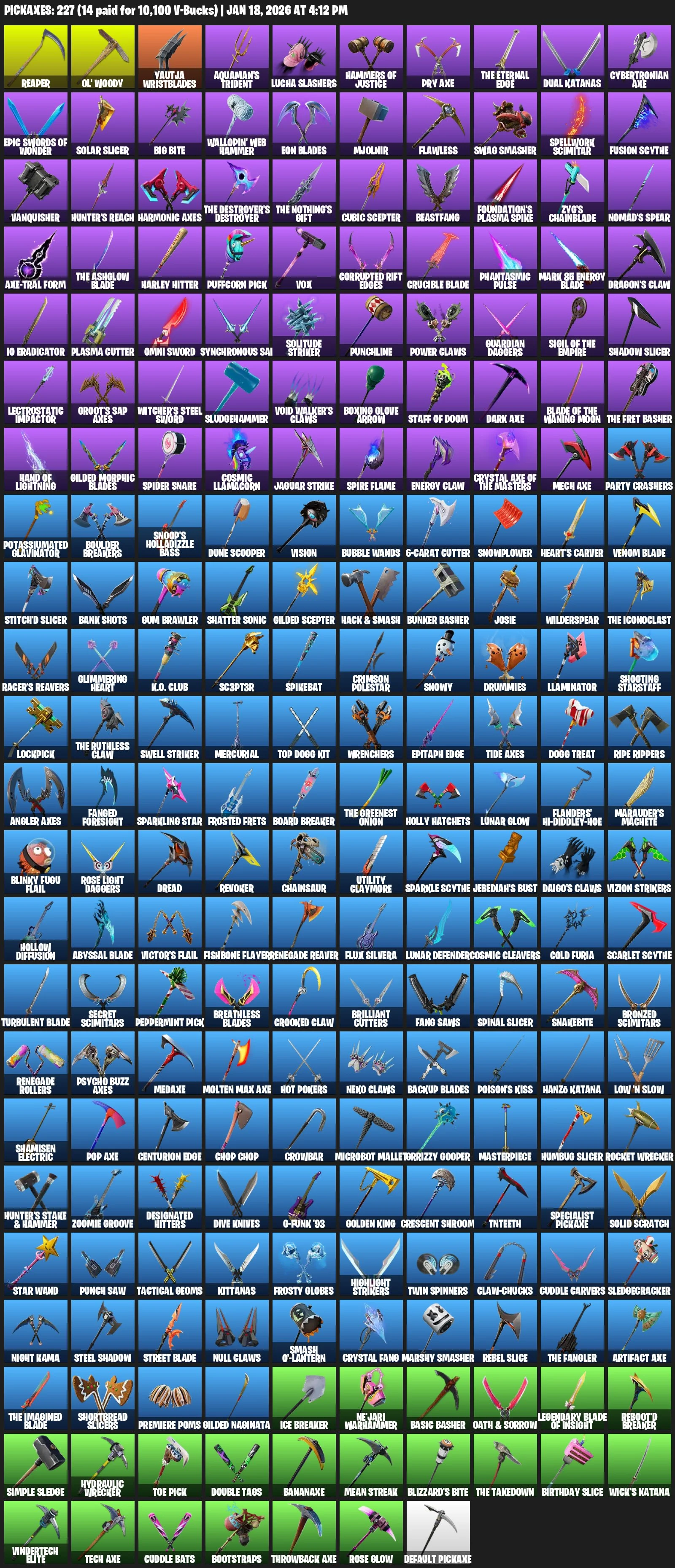 🌸209 SKINS💎Travis Scott💎John Wick💎Psycho Bandit💎Reaper💎Midas💎✨ Full Access✨ — image 4