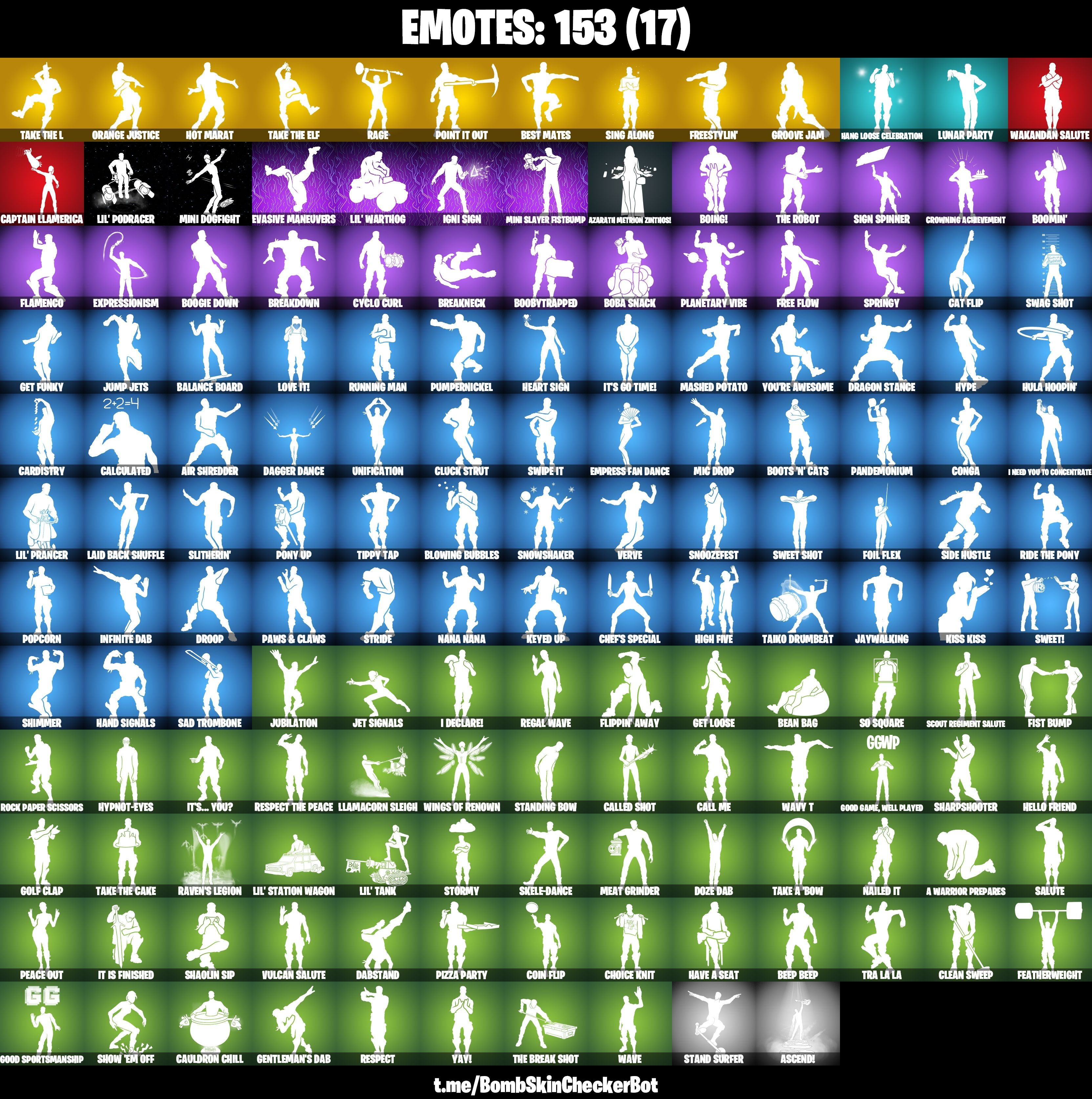 214 Skins|Mako,The Reaper,Hot Marat,OG STW,Elite Agent,Take The L,Throwback Axe,Take The Elf,Trailblazer,Wilde,Midas Fully Golden,Wingman,Crowbar,Best Mates,Poi — image 3