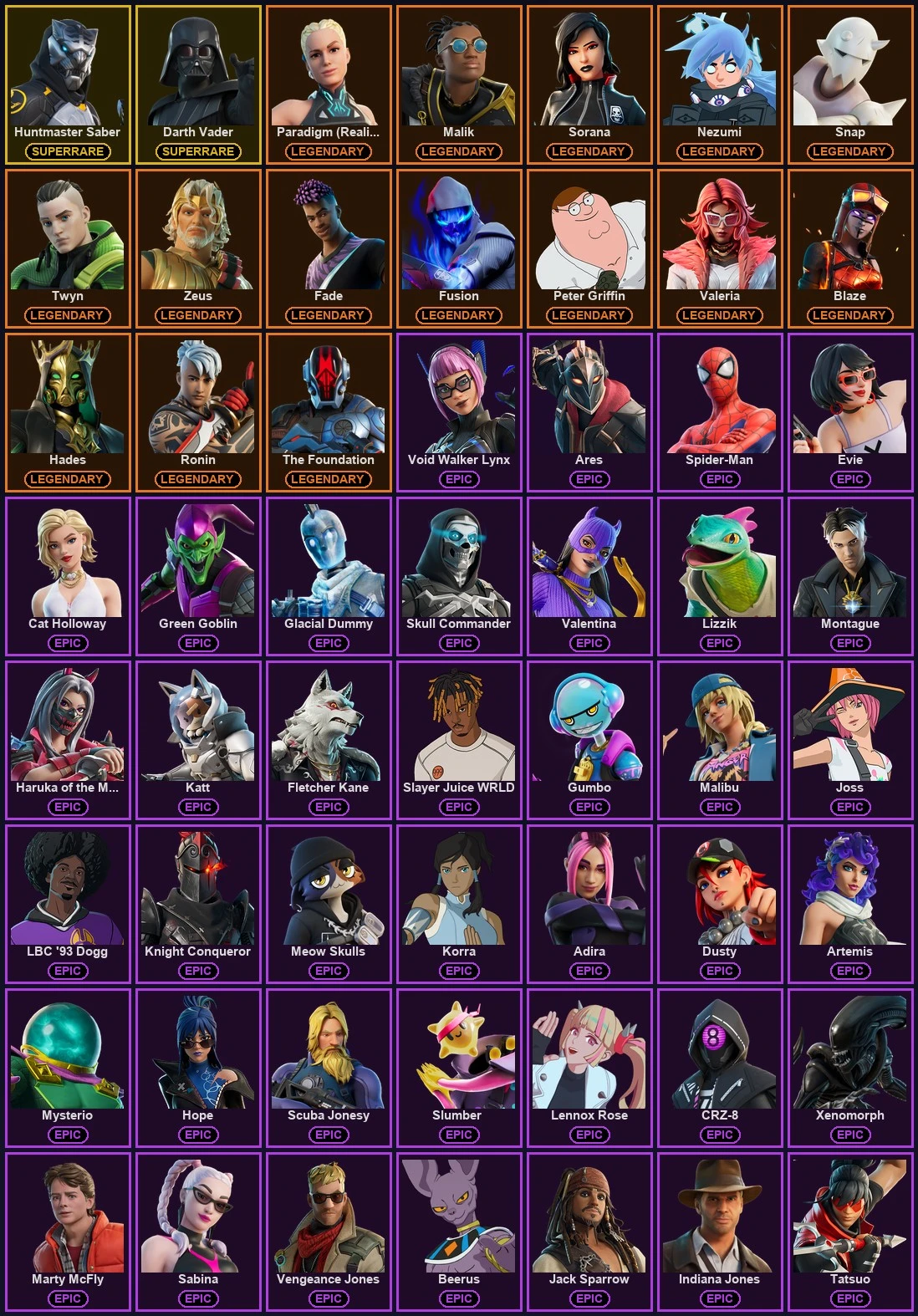 ๐ฎ 215 Skins ๐ 400 V-Bucks โก Lvl 2000 | Huntmaster Saber | Darth Vader | Paradigm (Reality-659) ๐ 189 Wins โ image 2