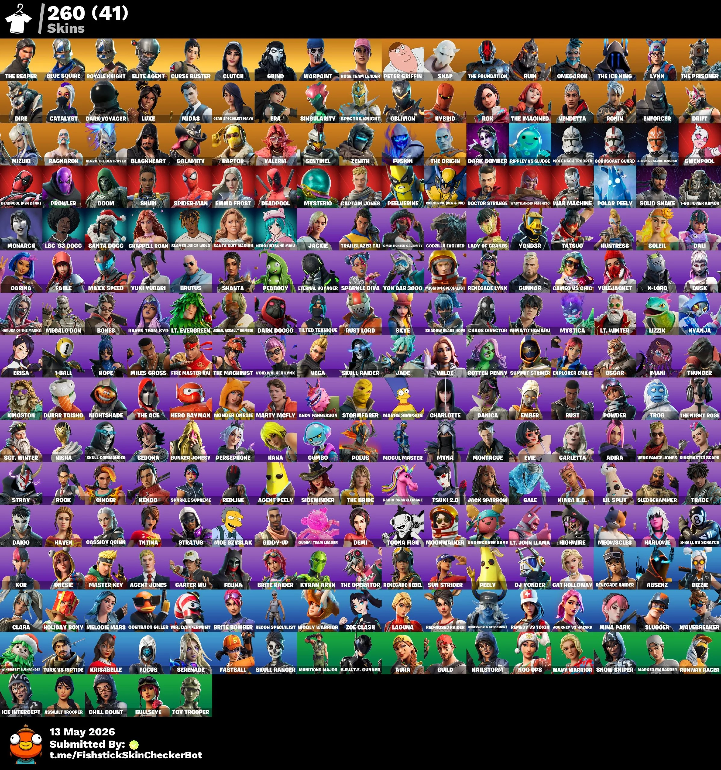 ๐ฅ 260 Skins ๐ Take The L + The Reaper ๐ฅ Blue Squire + Curse Buster โ image 2