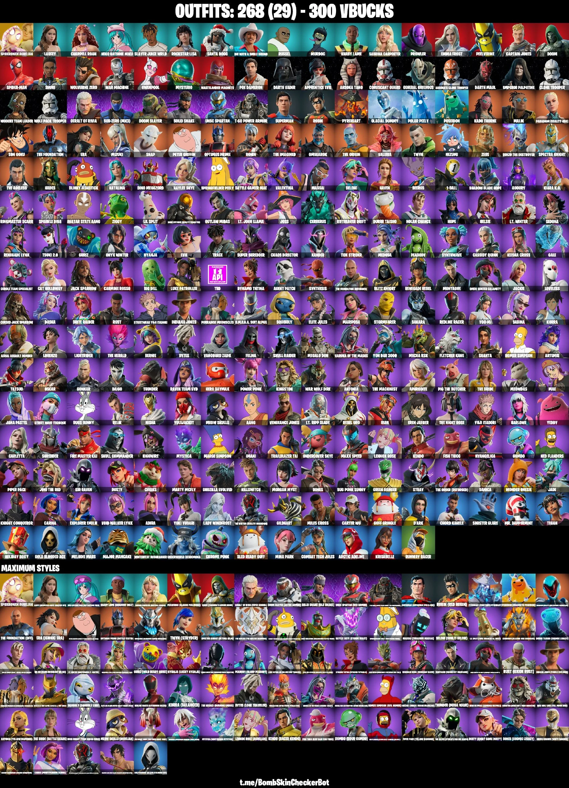 ✅268 Skins✅ Spidergwen (Aurelian) , Eren Jaeger , Darth Vader — image 2