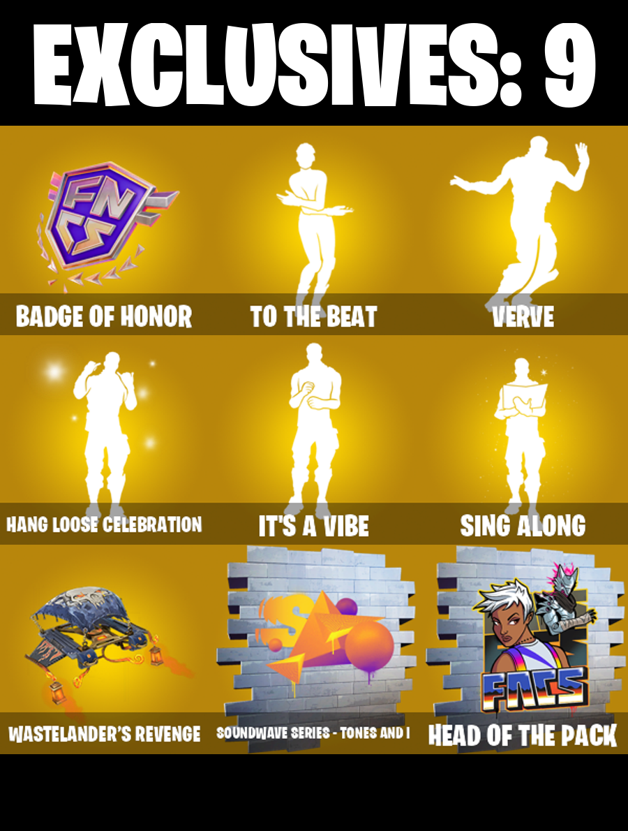 287 SKINS ✨ Renegade Raider ✨ Gear Specialist Maya ✨ Torin ✨ Kymera ✨ Renzo the Destroyer ✨ Paradigm (Reality-659) ✨ Spectra Knight ✨ 300 VB (PC/PSN/XBOX)