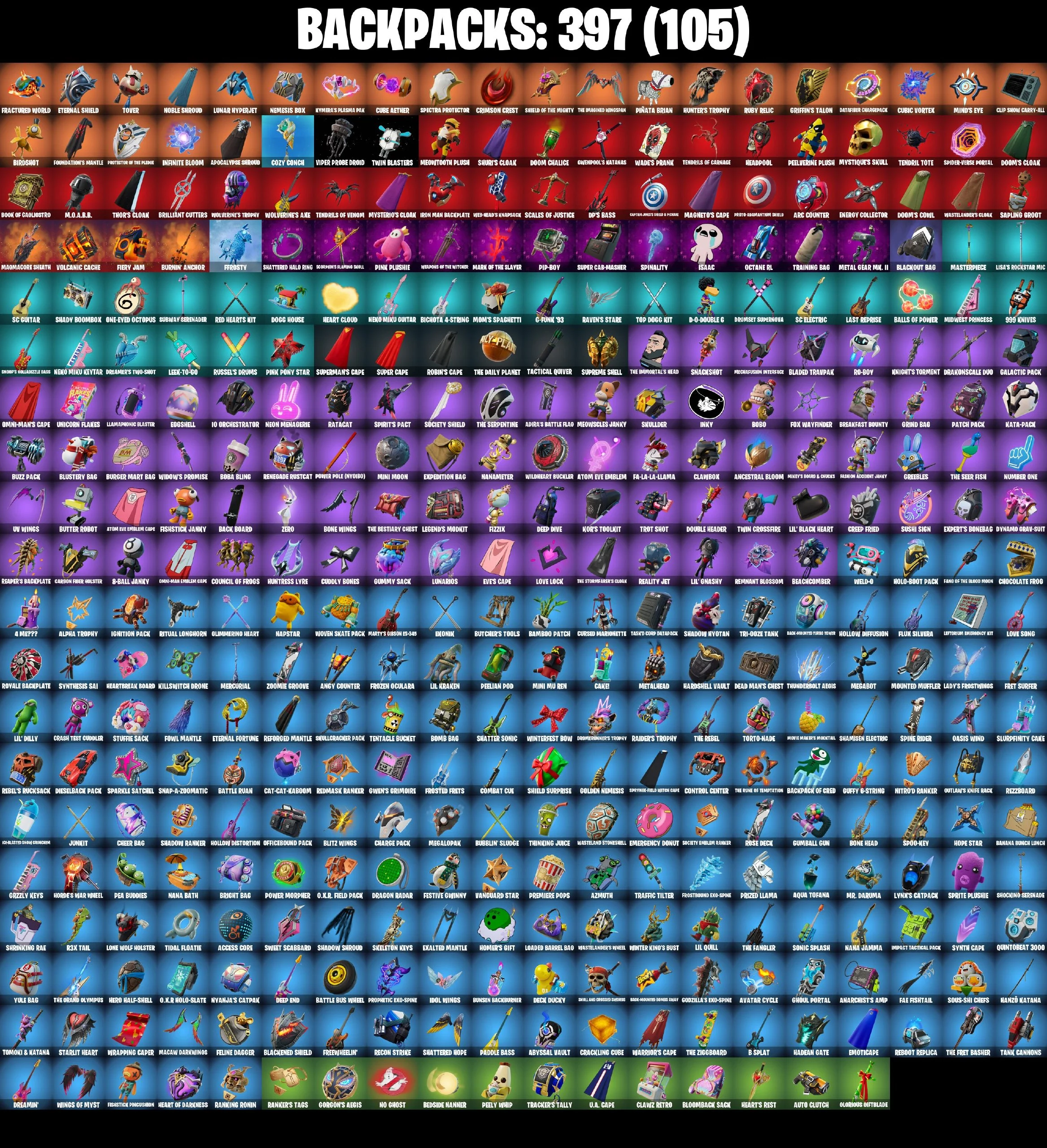 318 SKINS ✨ Point Patroller ✨ Tart Tycoon ✨ The Cube Queen ✨ Kymera ✨ Ronin ✨ The Imagined ✨ Peter Griffin ✨ The Ageless ✨ 1600 VB (PC/PSN/XBOX) — image 4