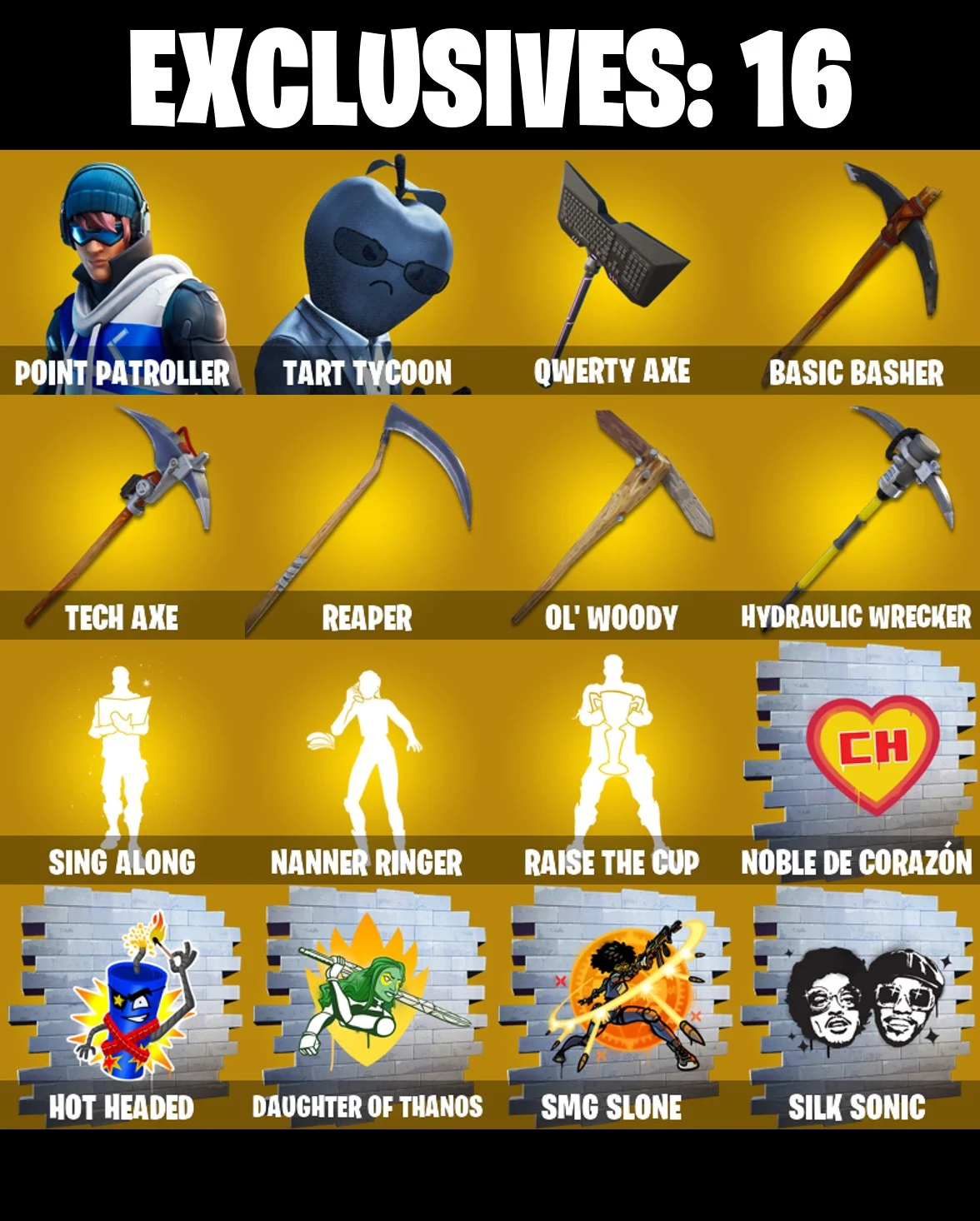 318 SKINS ✨ Point Patroller ✨ Tart Tycoon ✨ The Cube Queen ✨ Kymera ✨ Ronin ✨ The Imagined ✨ Peter Griffin ✨ The Ageless ✨ 1600 VB (PC/PSN/XBOX) — image 1