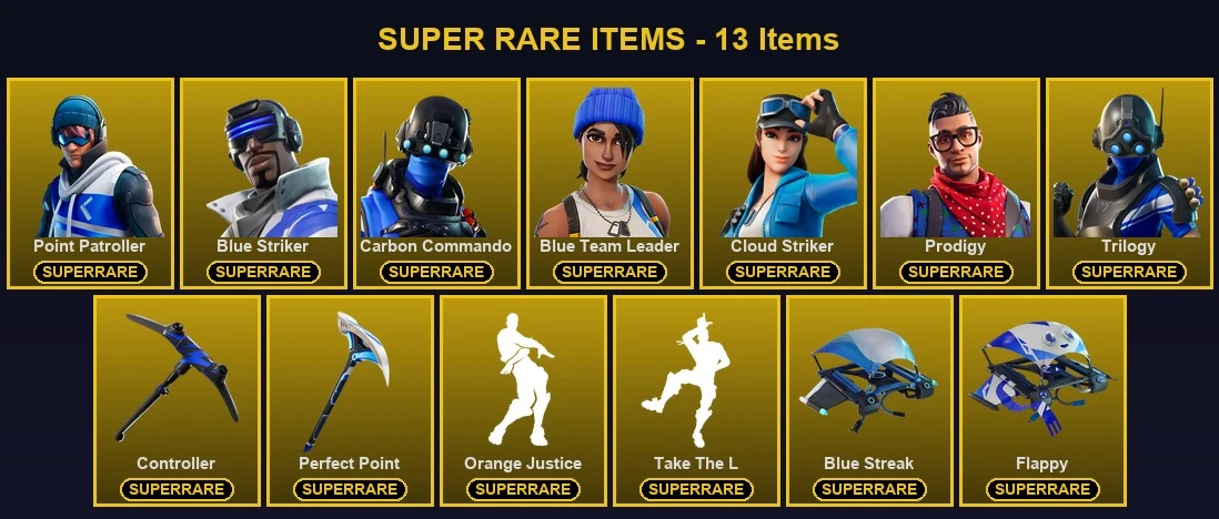 ๐ฎ 32 Skins ๐ 200 V-Bucks โก Lvl 340 | Point Patroller | Blue Striker | Carbon Commando ๐ 38 Wins โ image 1