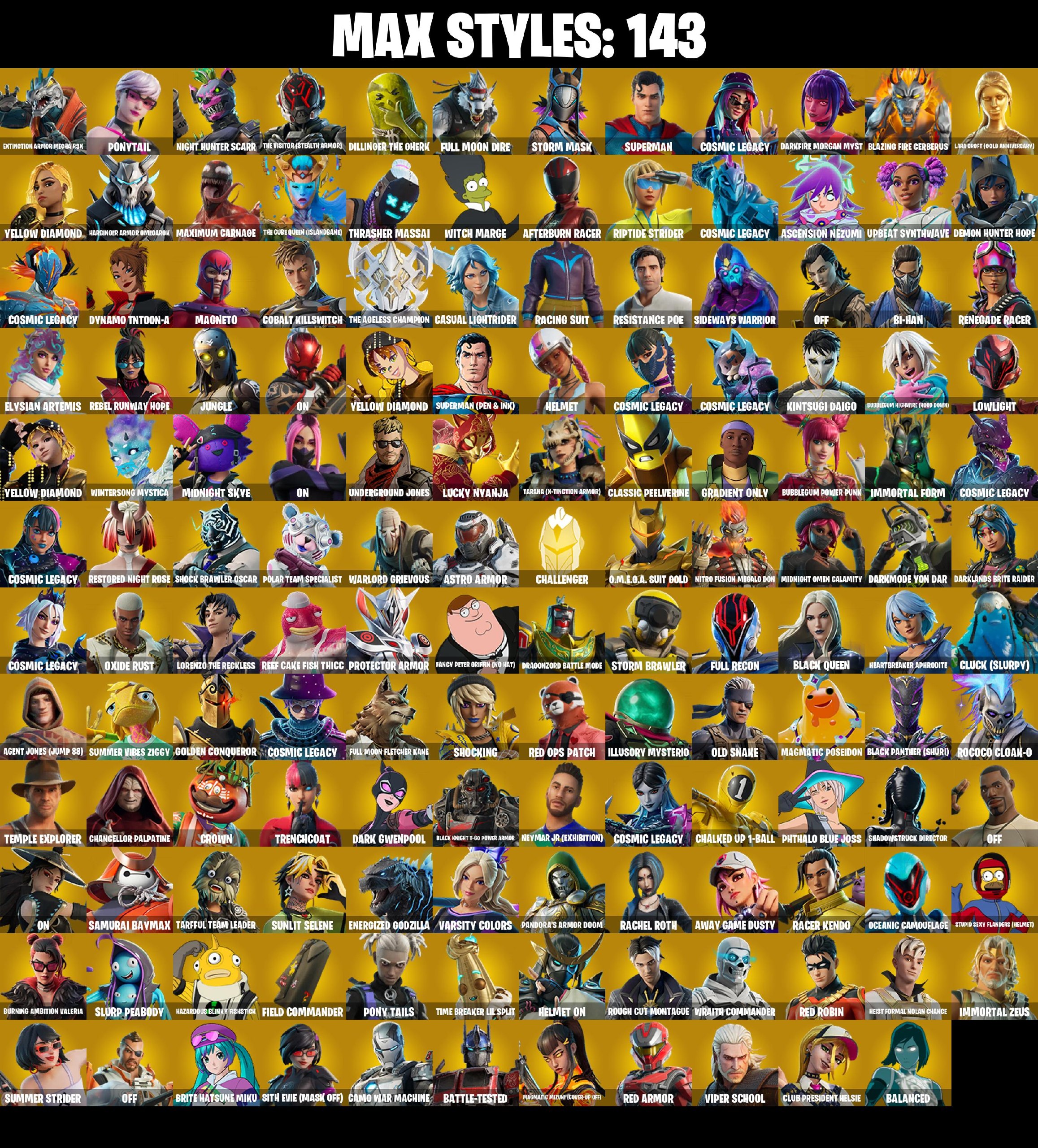 376 SKINS ✨ Mizuki ✨ Omegarok ✨ The Foundation ✨ Backlash ✨ Optimus Prime ✨ Frostbite ✨ Raz ✨ Nezumi ✨ Menace ✨ 100 VB (PC/PSN/XBOX) — image 3