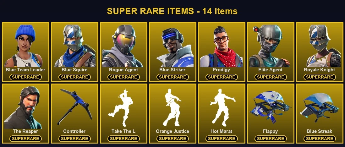 ๐ฎ 39 Skins ๐ 550 V-Bucks โก Lvl 570 | Blue Team Leader | Blue Squire | Rogue Agent ๐ 233 Wins โ image 1