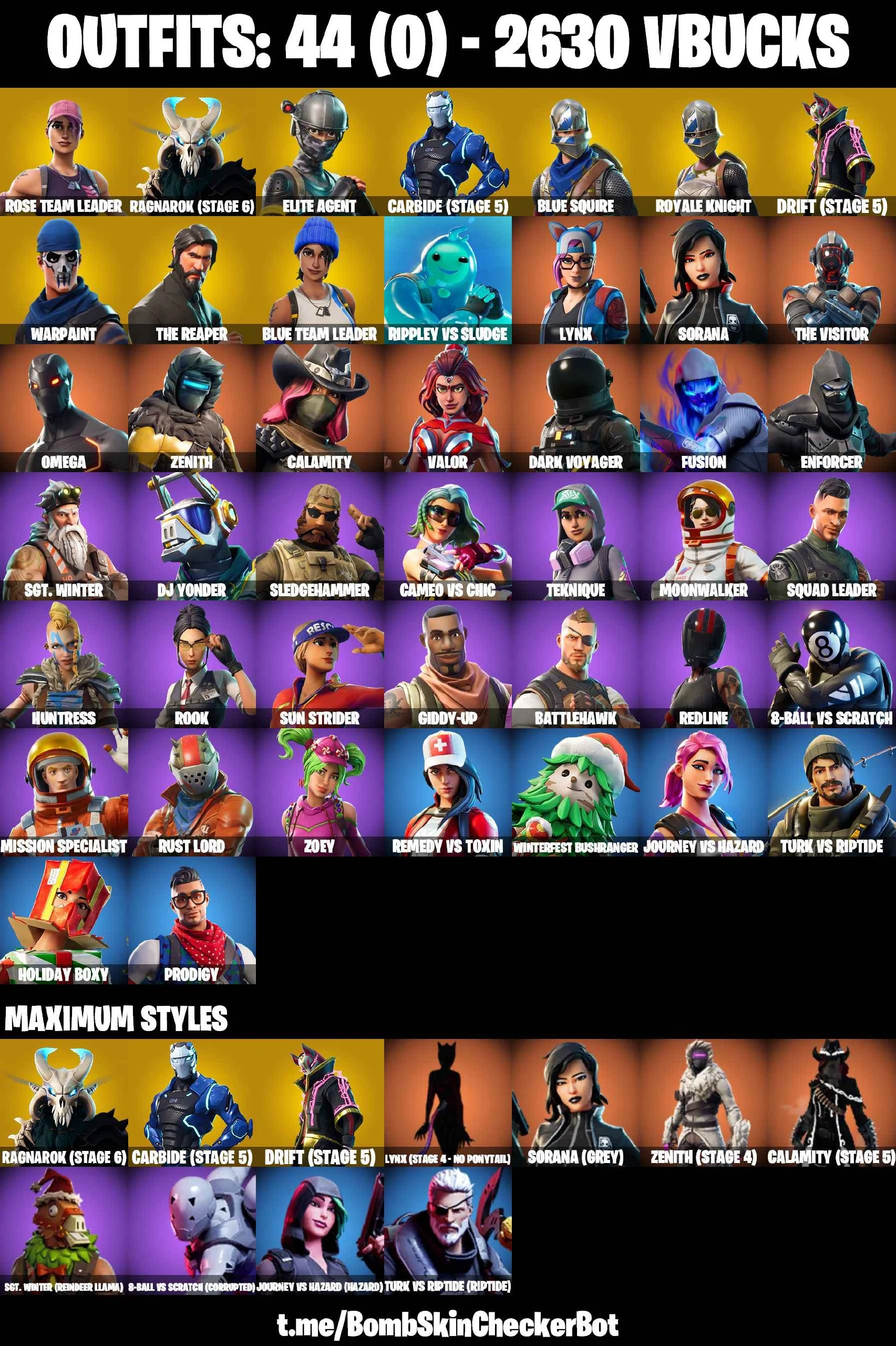 🎆44 SKINS ⚡️PC/PSN/XBOX/NINTENDO⚡️ ROYALE KNIGHT 👑 BLUE SQUIRE 👑 THE REAPER 👑 OG STW 👑 TAKE THE L 👑 MAKO GLIDER 👑 THE WORM ⚡️MAIL CHANGEABLE — image 1