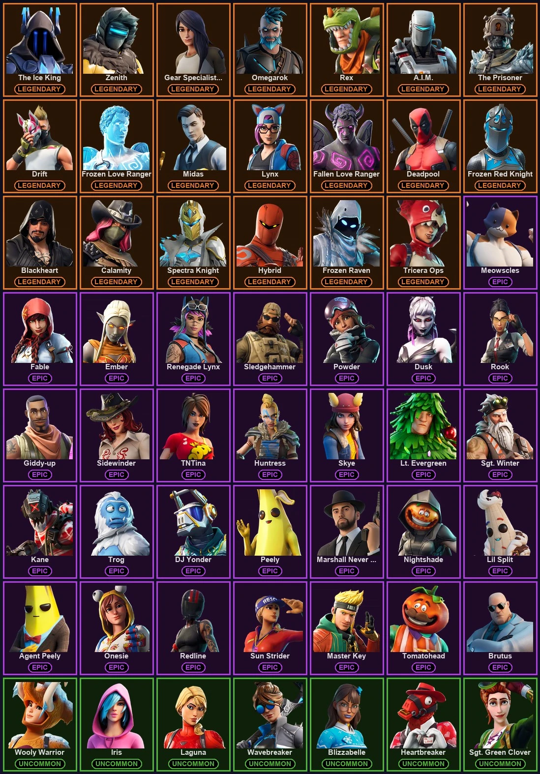 ๐ฎ 59 Skins ๐ 350 V-Bucks โก Lvl 1207 | The Ice King | Zenith | Gear Specialist Maya ๐ 122 Wins โ image 2