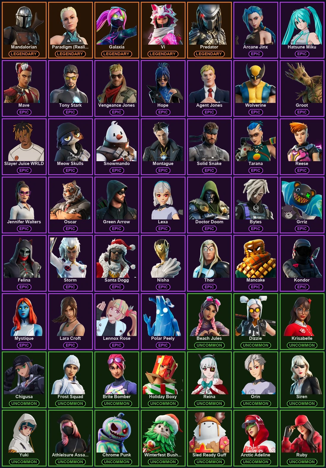 ๐ฎ 59 Skins ๐ 400 V-Bucks โก Lvl 1060 | Arcane Jinx | Mandalorian | Paradigm (Reality-659) ๐ 111 Wins โ image 2