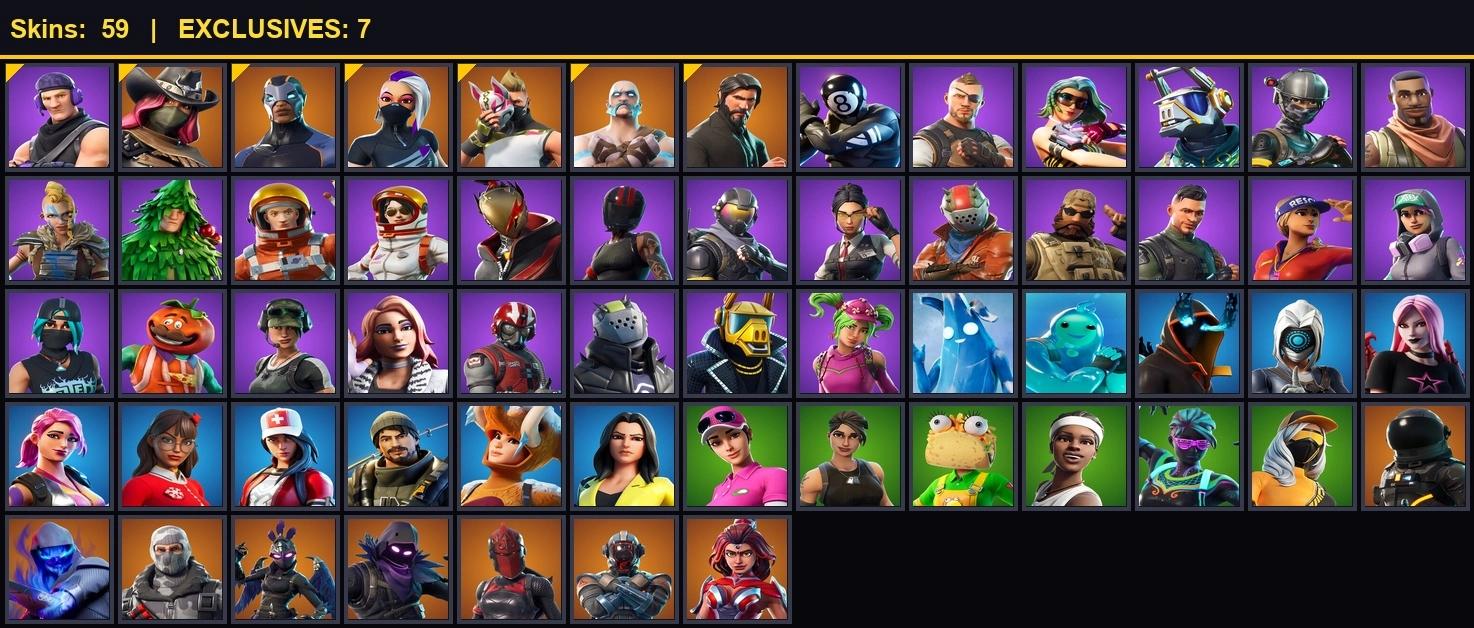 60 SKINS PC/PSN THE REAPER ELITE AGENT OMEGA (STAGE 5) TRAILBLAZER ROGUE AGENT SUB COMMANDER HAVOC CALAMITY DRIFT 450 VB — image 1