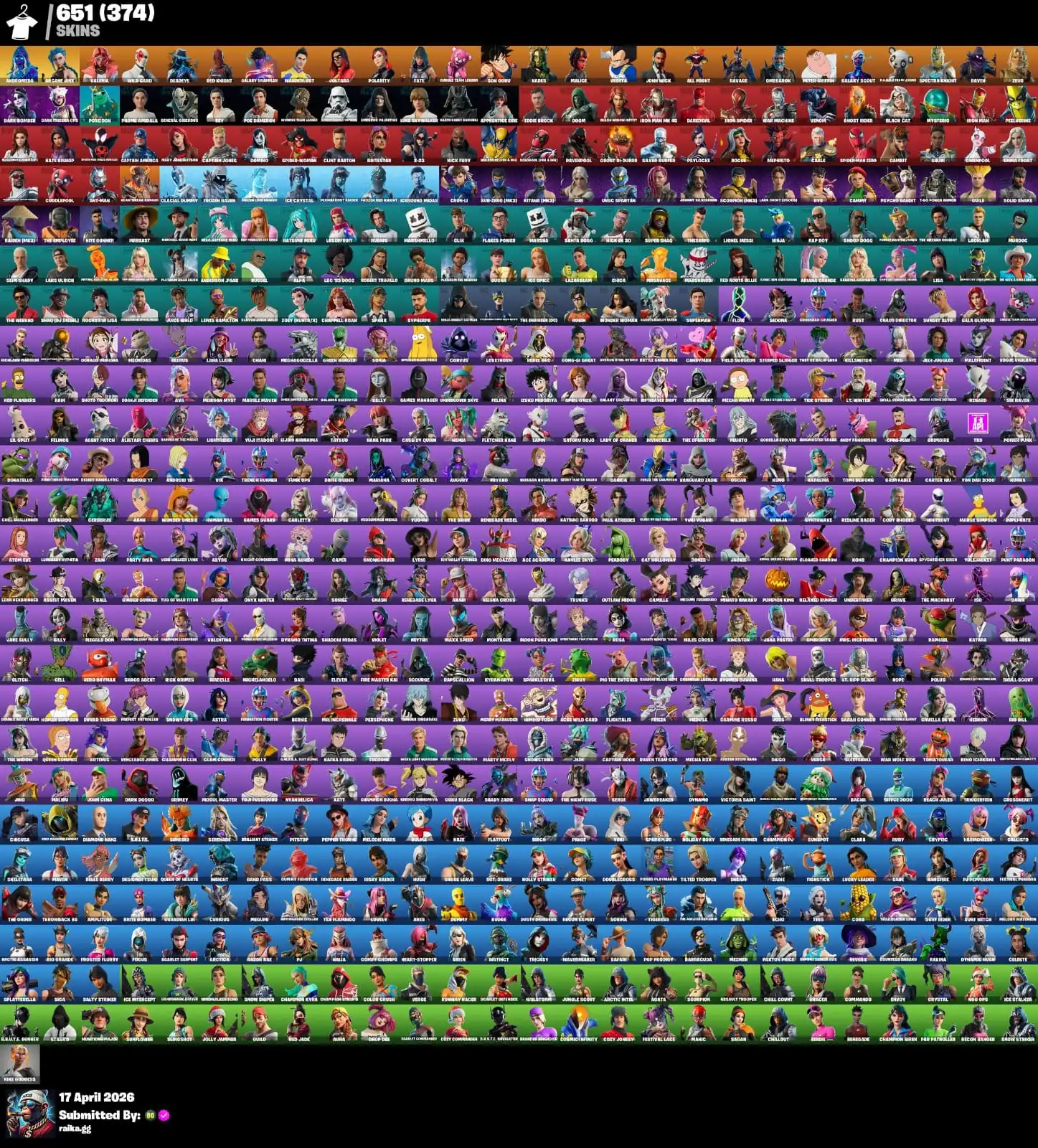 ๐ฅ 651 Skins ULTRA STACKED Account โญ Blade of Champions ๐ฅ Arcane Jinx โญ Andromeda ๐ฅ 40 Exclusives ๐ INSANE Locker โ image 1