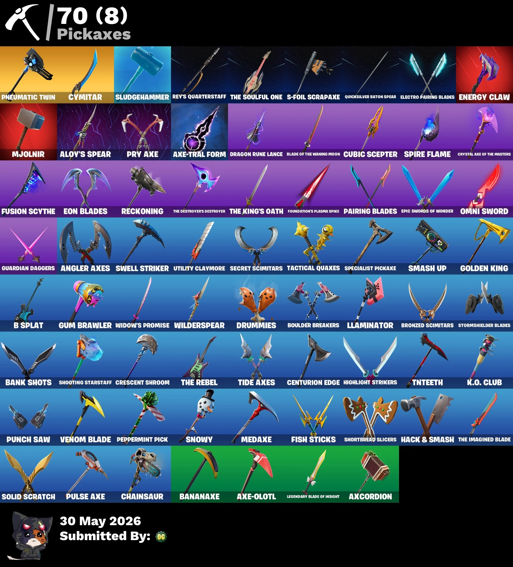 70 skins | Blue Squire + Royale Knight + Mako #FA1486 — image 3