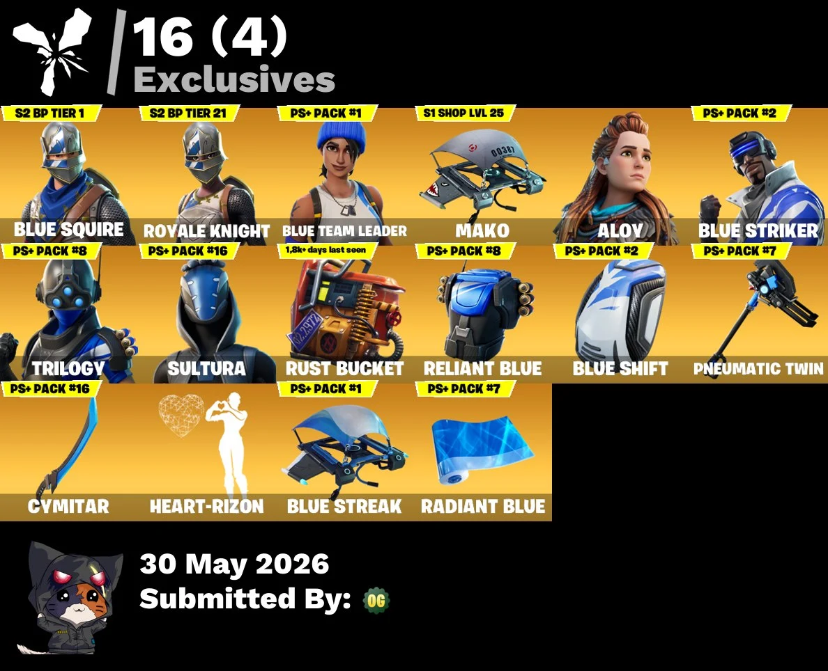 70 skins | Blue Squire + Royale Knight + Mako #FA1486 — image 2